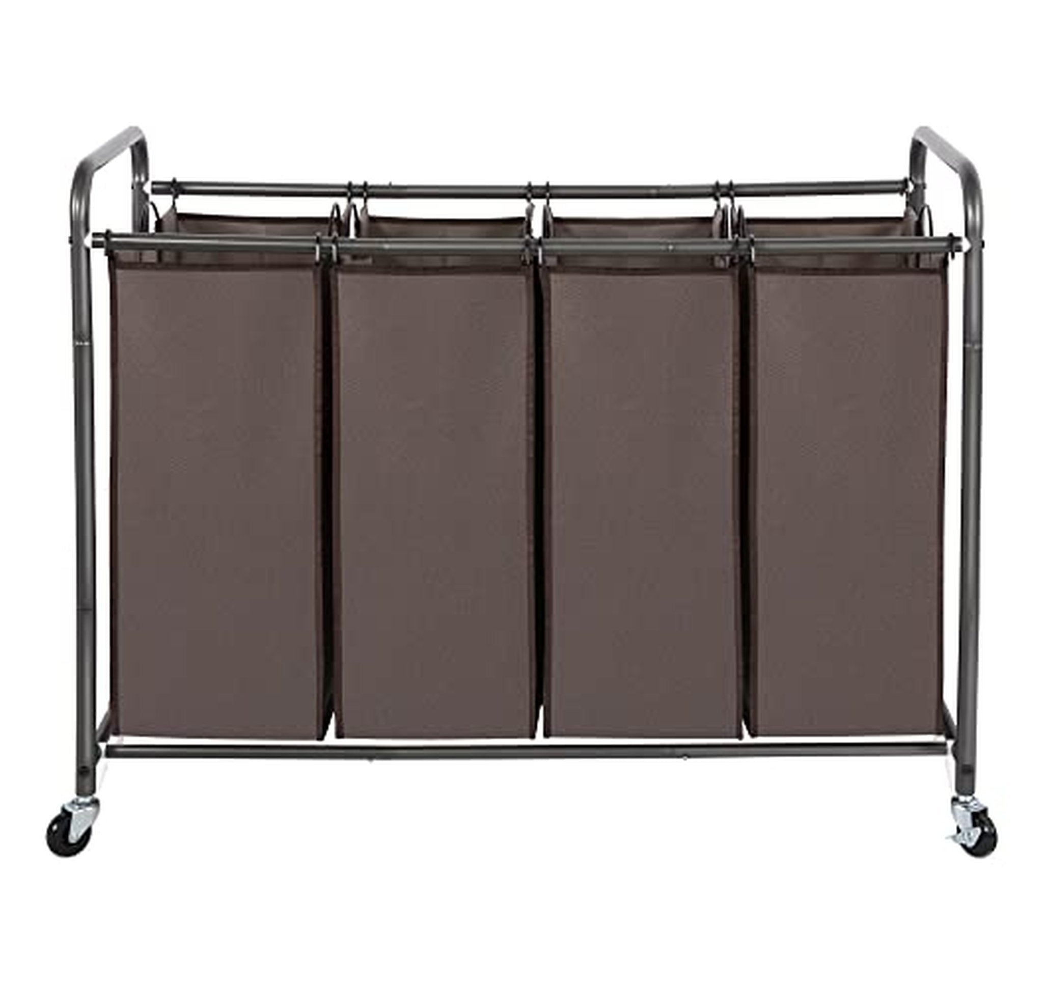 4 Bag Rolling Laundry Sorter Cart with Hampers