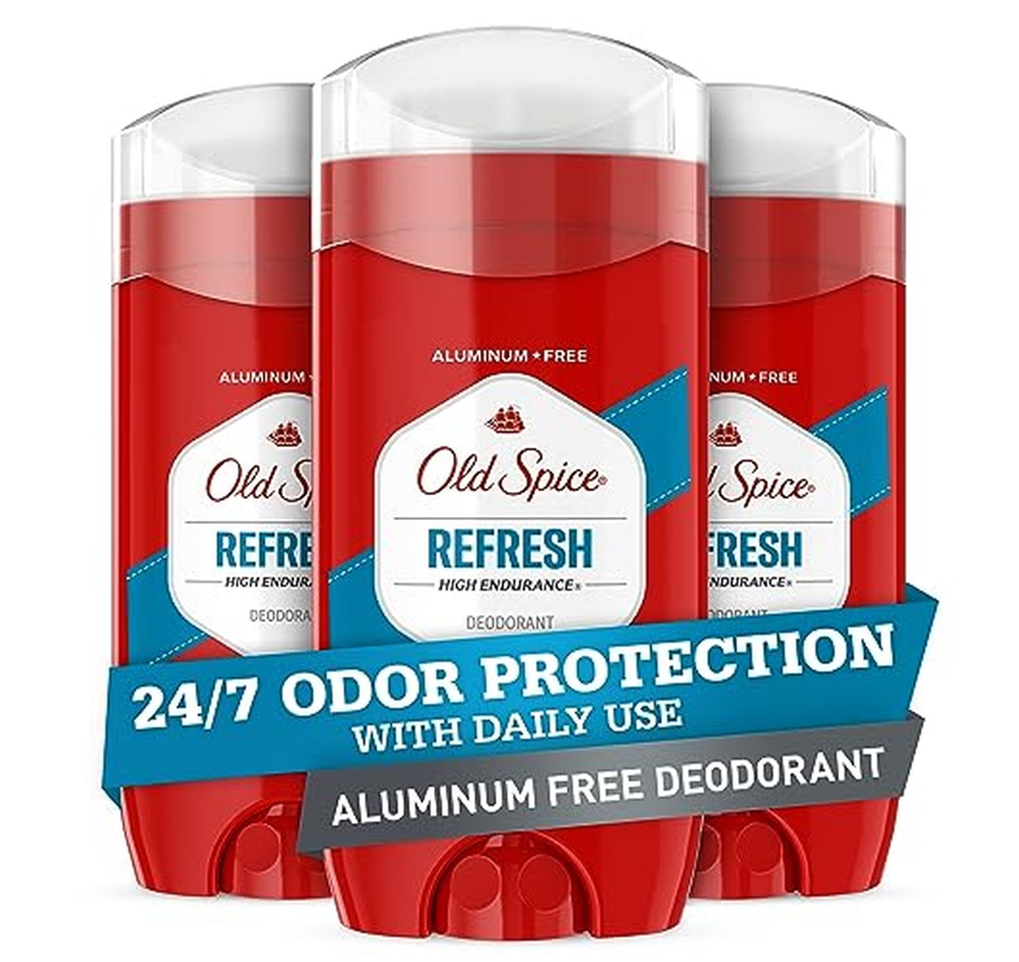 3 Pack Old Spice Aluminum Free Deodorant Stick