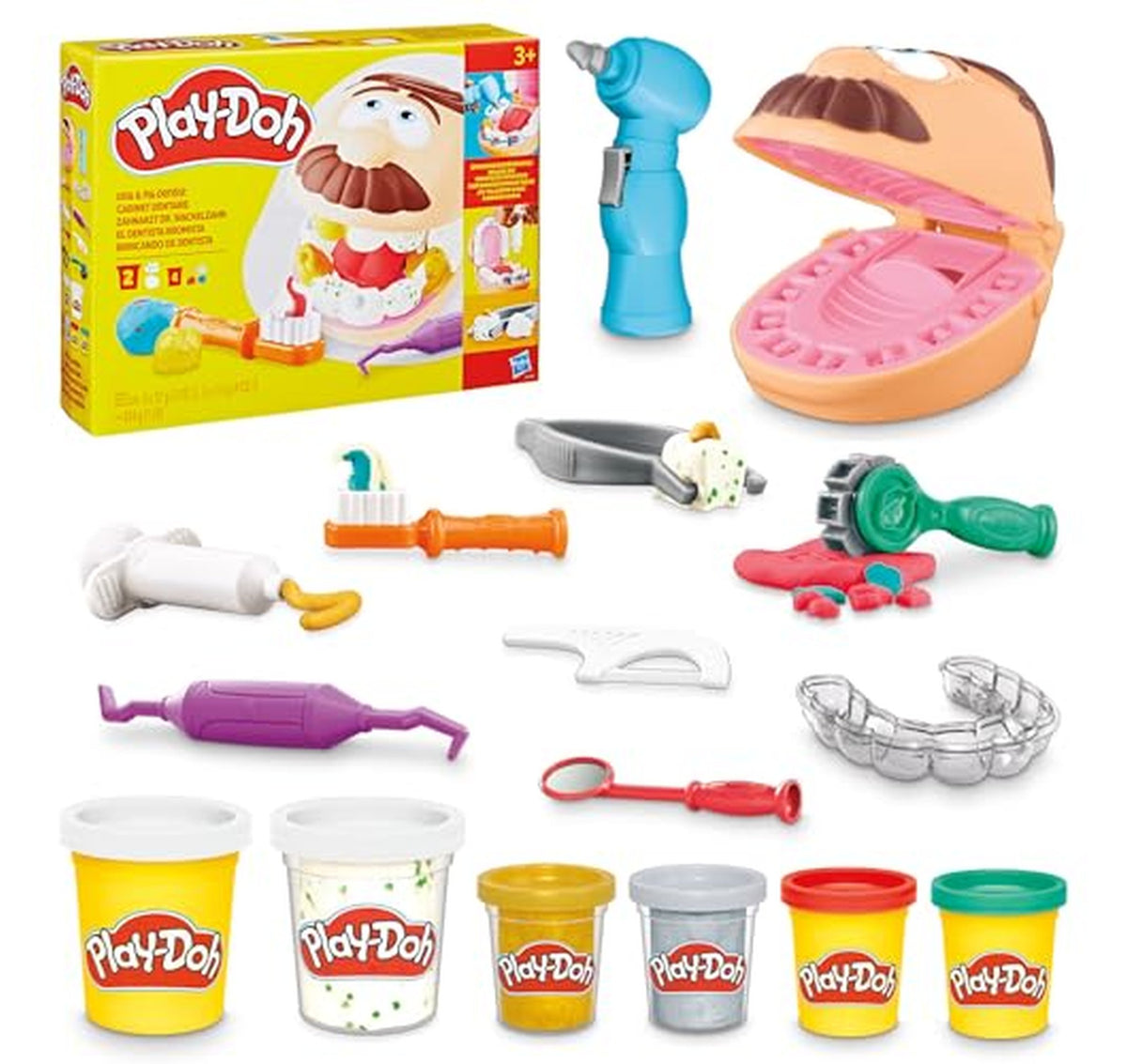 Play-Doh Drill 'n Fill Dentist Playset with Tools