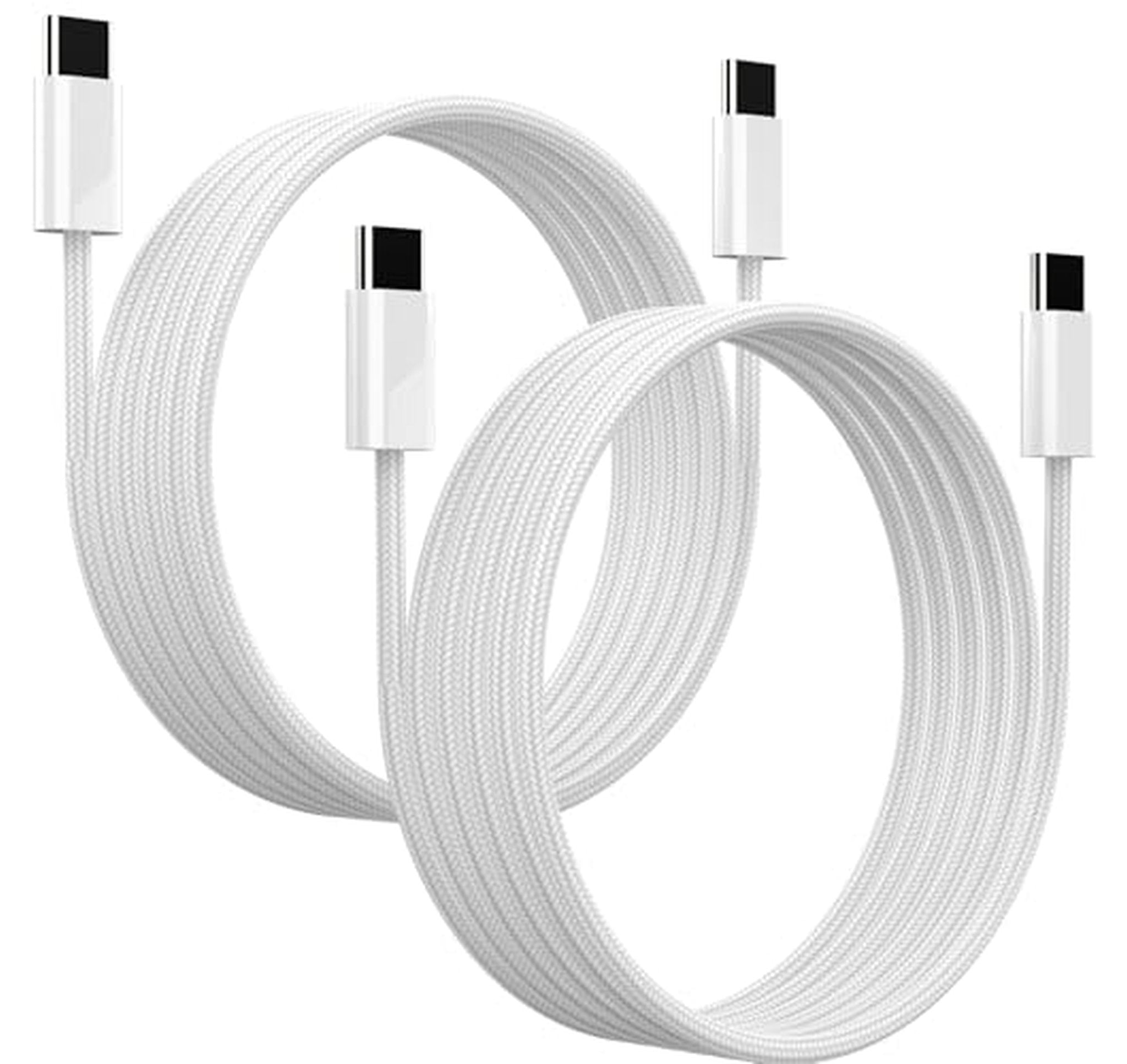 2 Pack 60W USB-C Fast Charging Cables