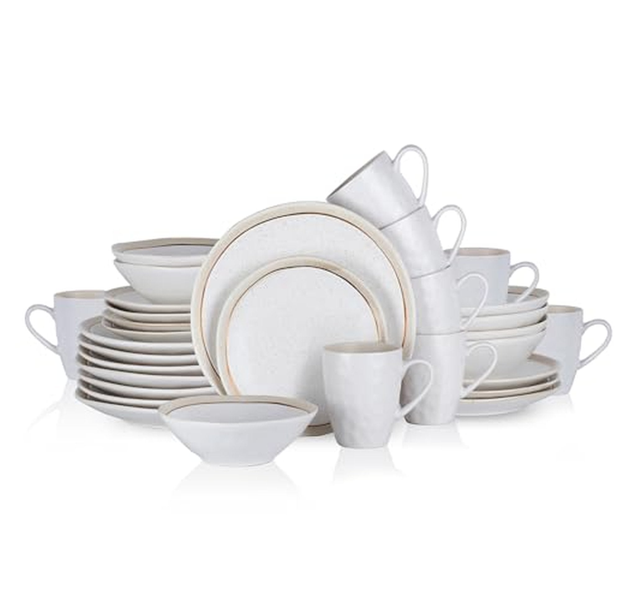 32-Piece Porcelain Dinnerware Set Service for 8