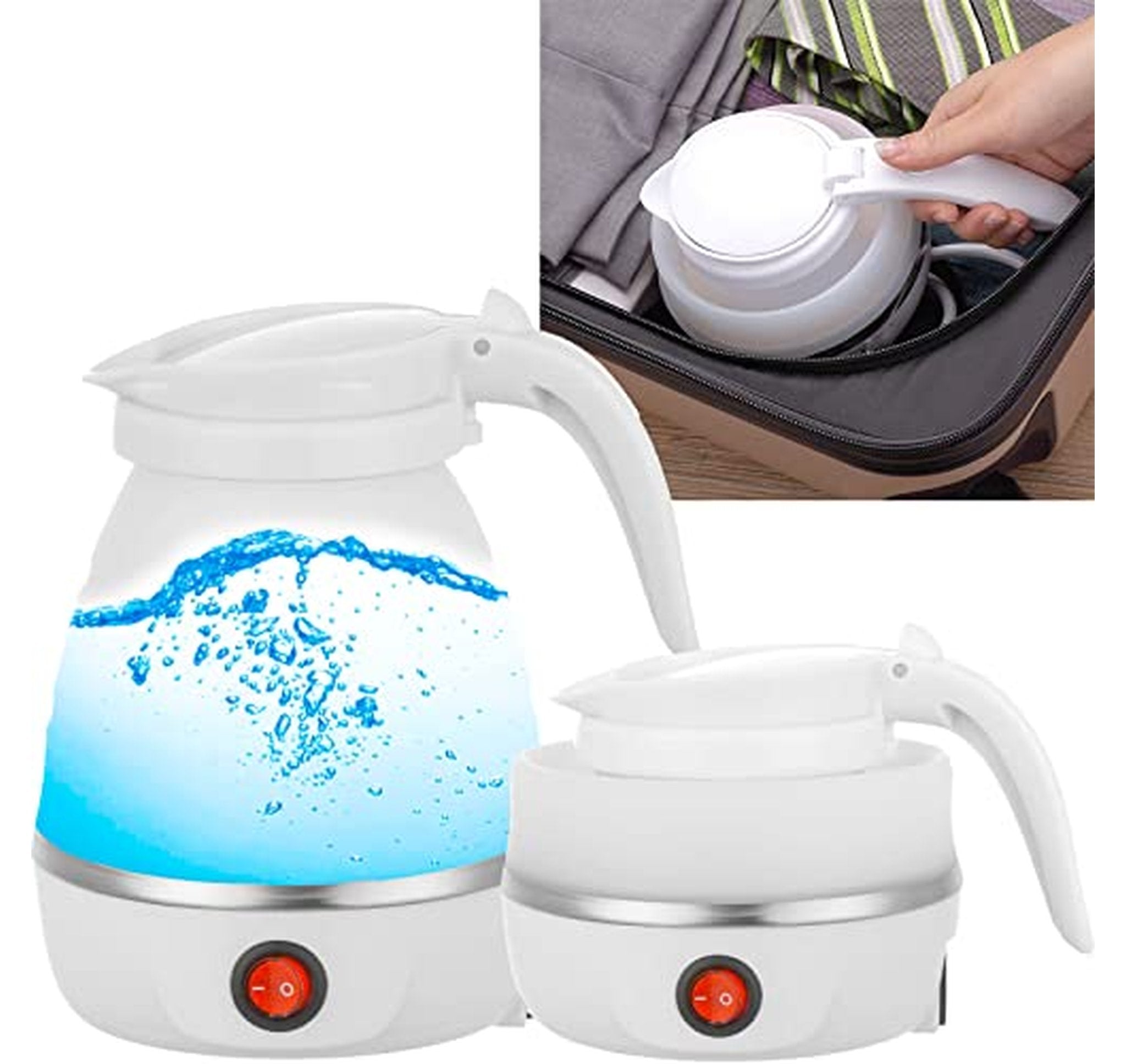 600ML Foldable Travel Electric Kettle 600W