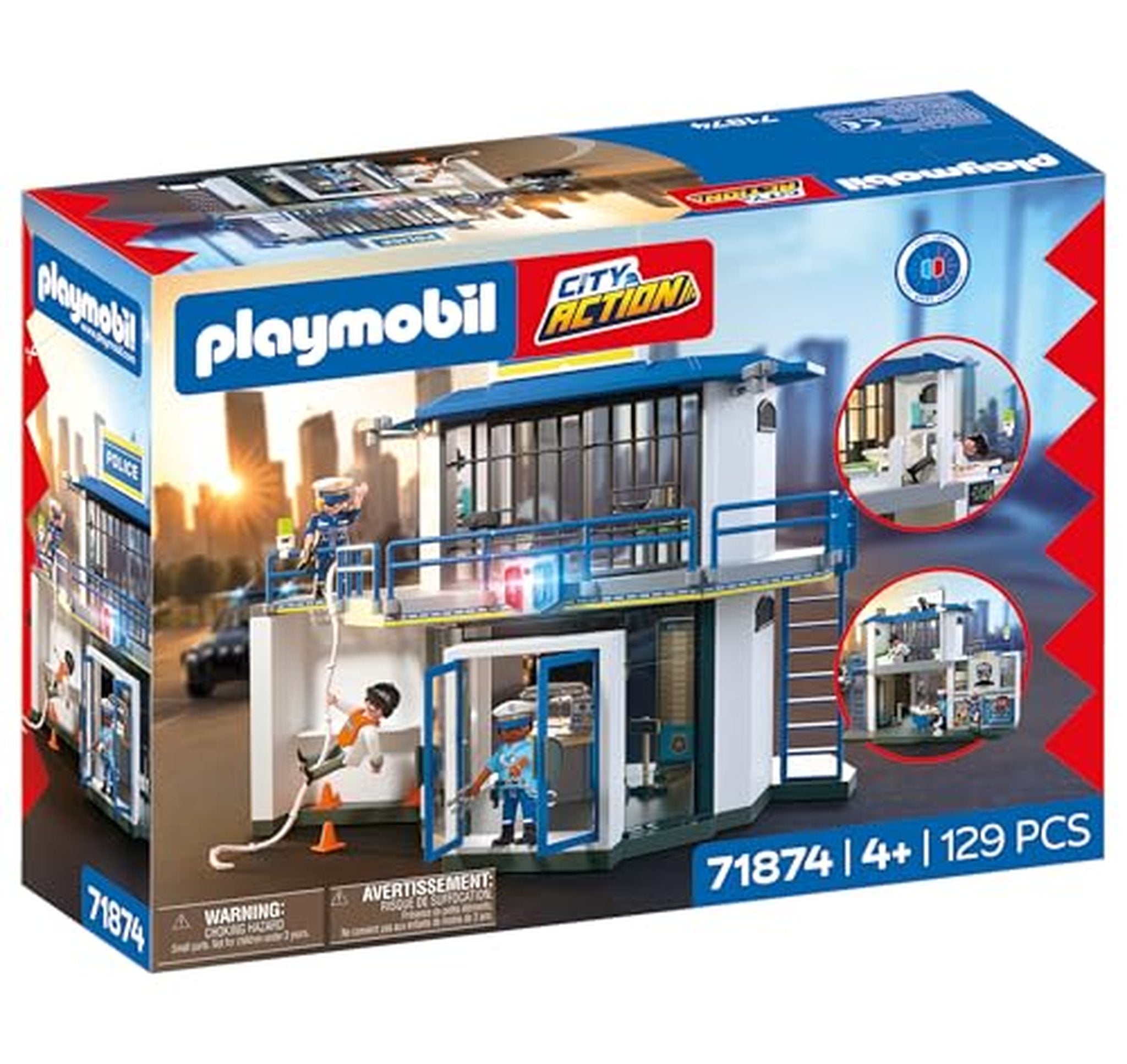Playmobil Police Station Playset with Investigation Room