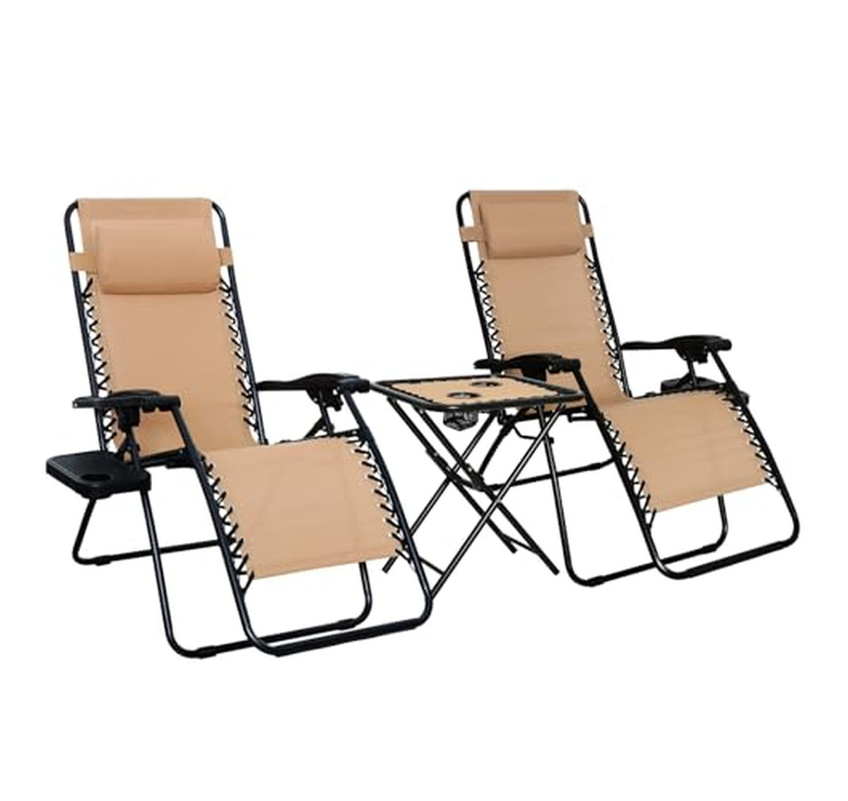 2 Pack Amazon Basics Zero Gravity Lounge Chairs