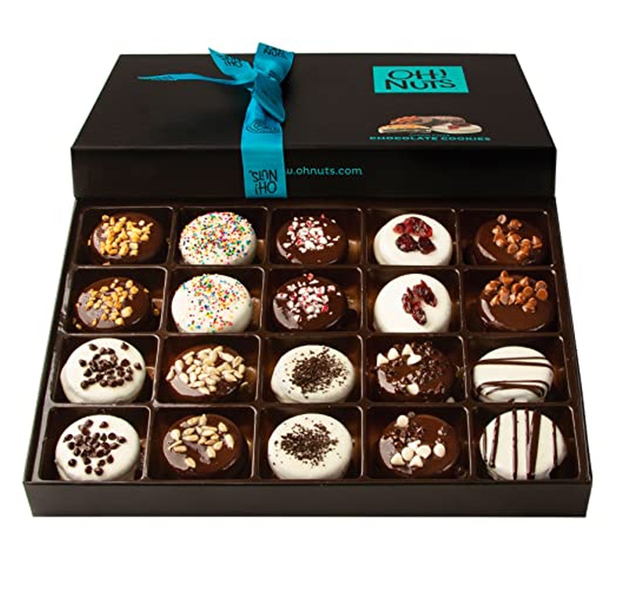 20 Count Gourmet Chocolate Covered Cookie Gift Box