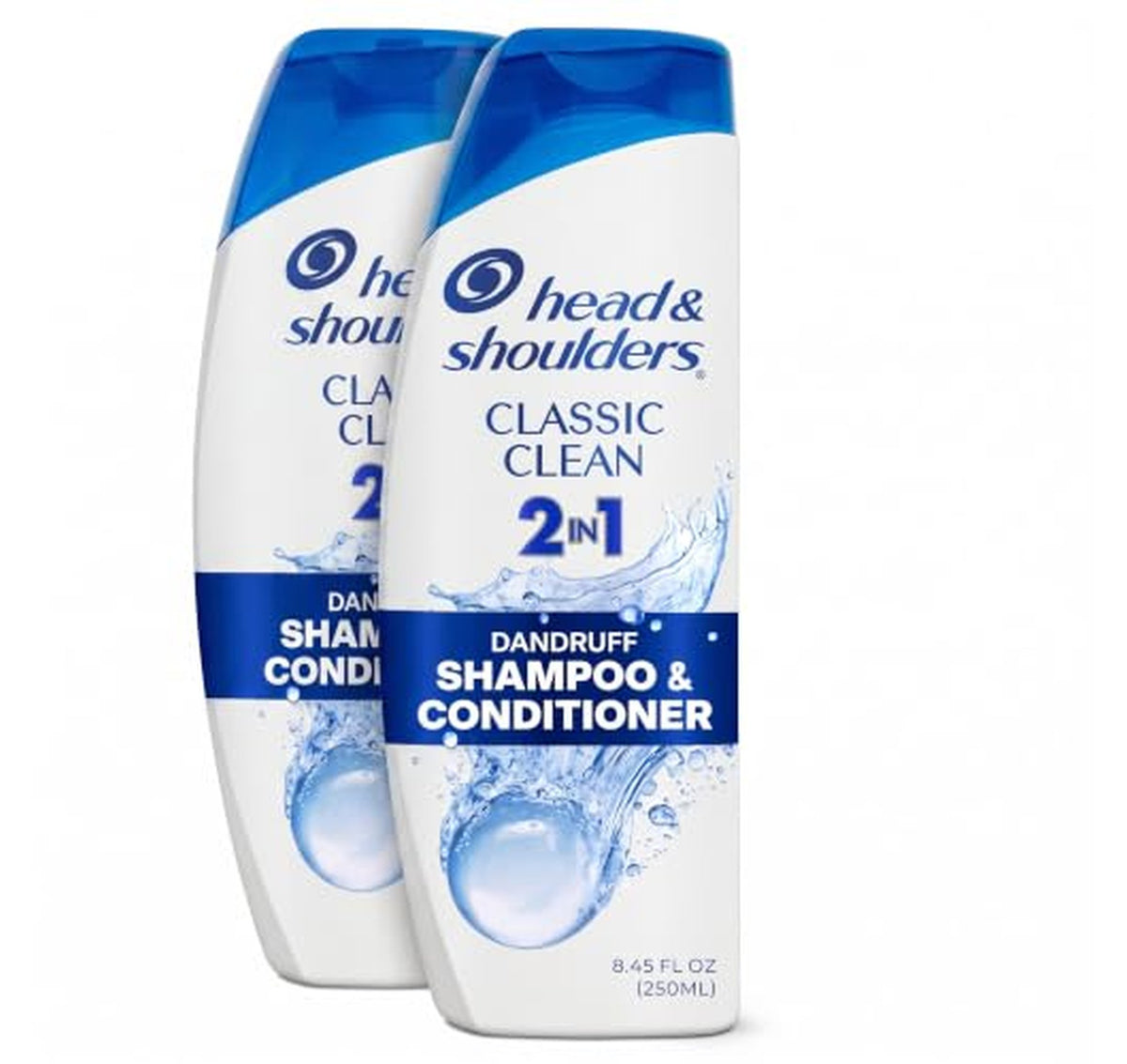 2 Pack Head & Shoulders Classic Clean 2-in-1 Shampoo