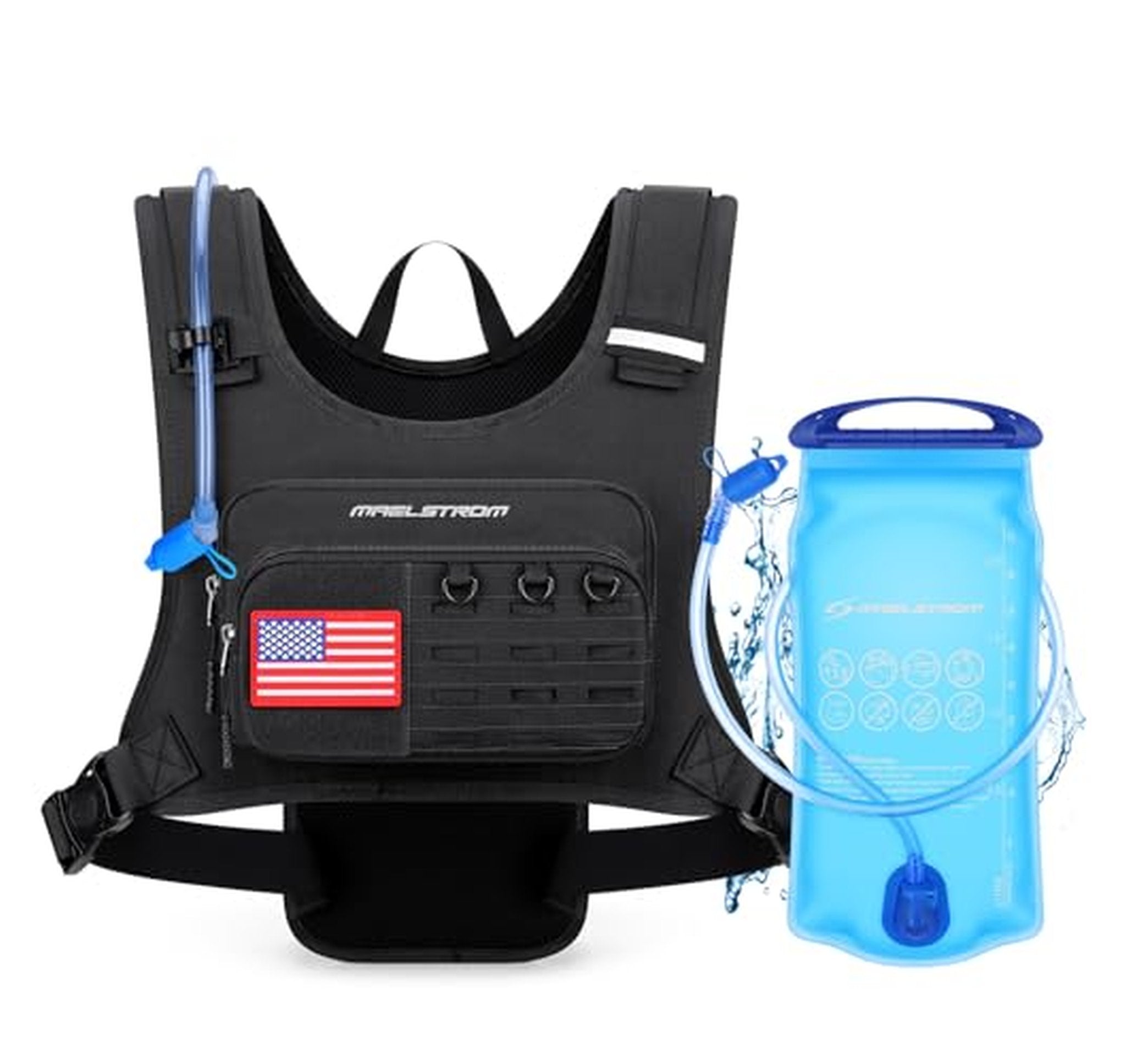 Hydration Running Vest with 2L Water Bladder (4 Colors)