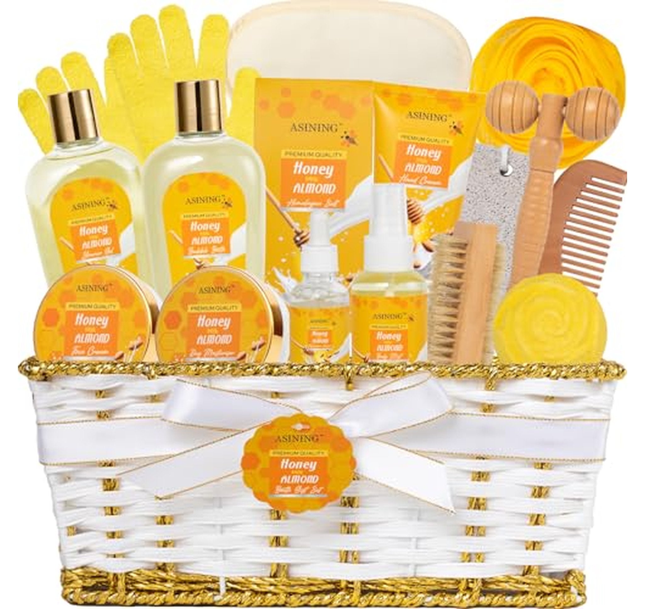 Honey Almond Spa Gift Basket Set