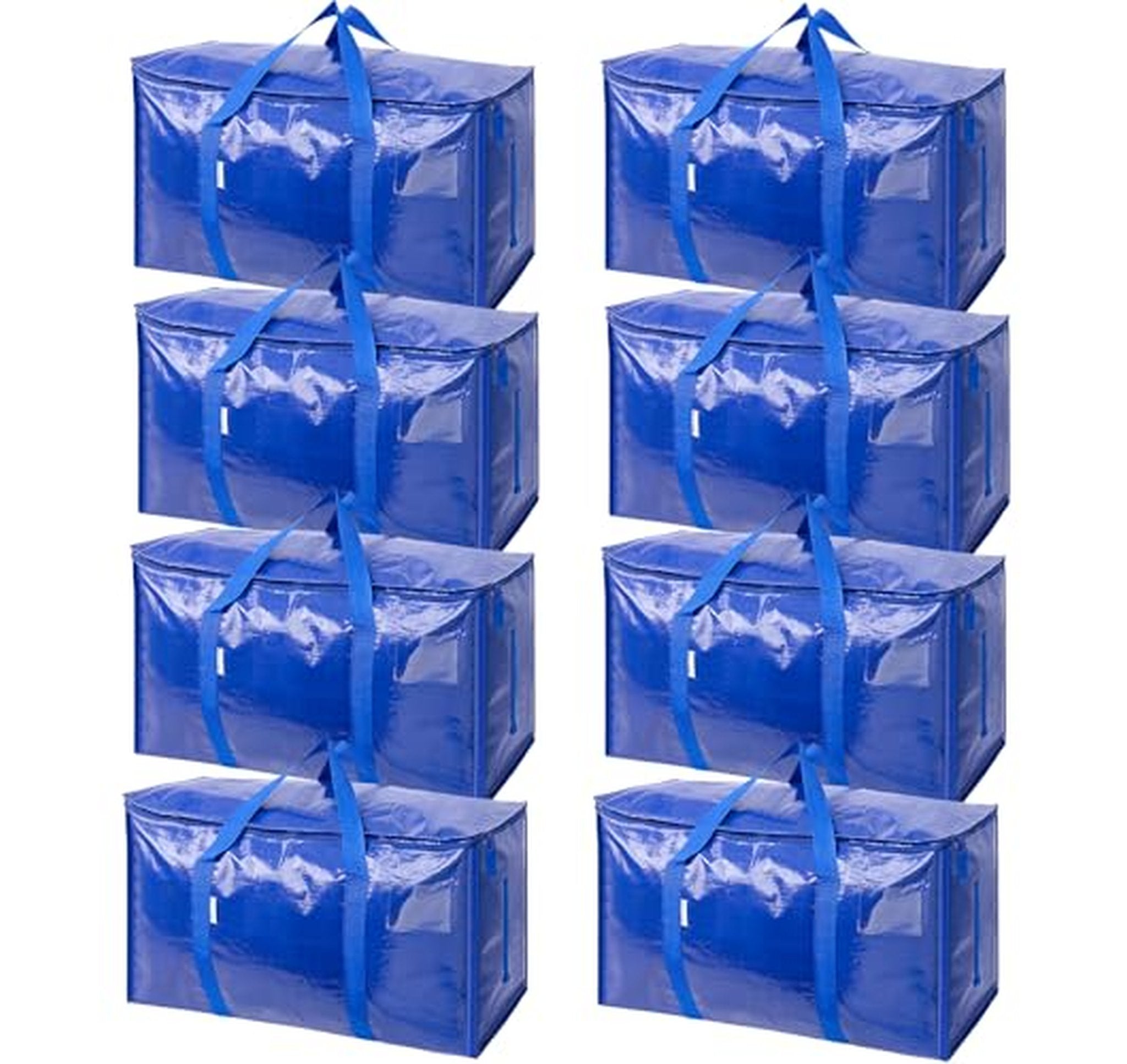 8 Pack Extra Large Heavy Duty Moving Storage Bags