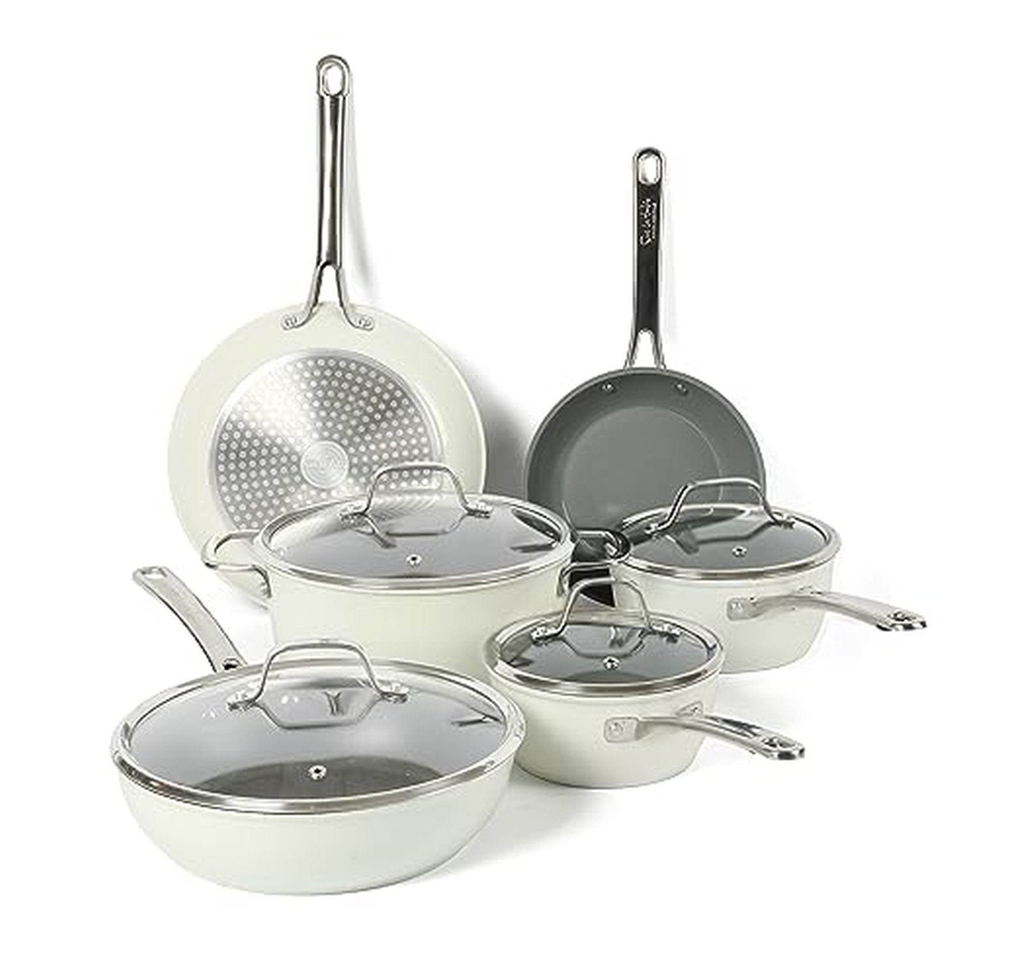 10 Piece Sur La Table Ceramic Nonstick Cookware Set