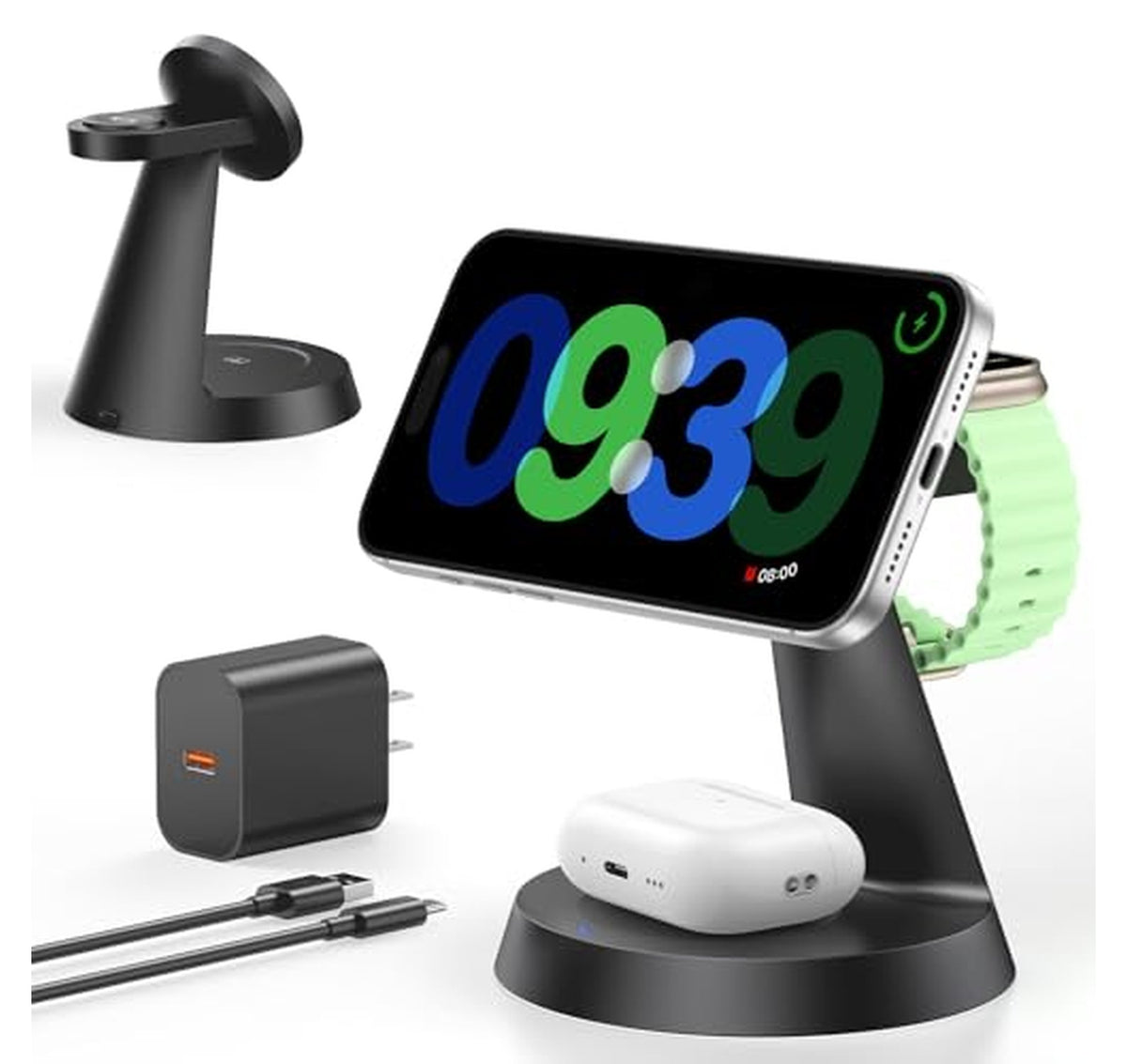 3 in 1 MagSafe Wireless Charging Station for Apple