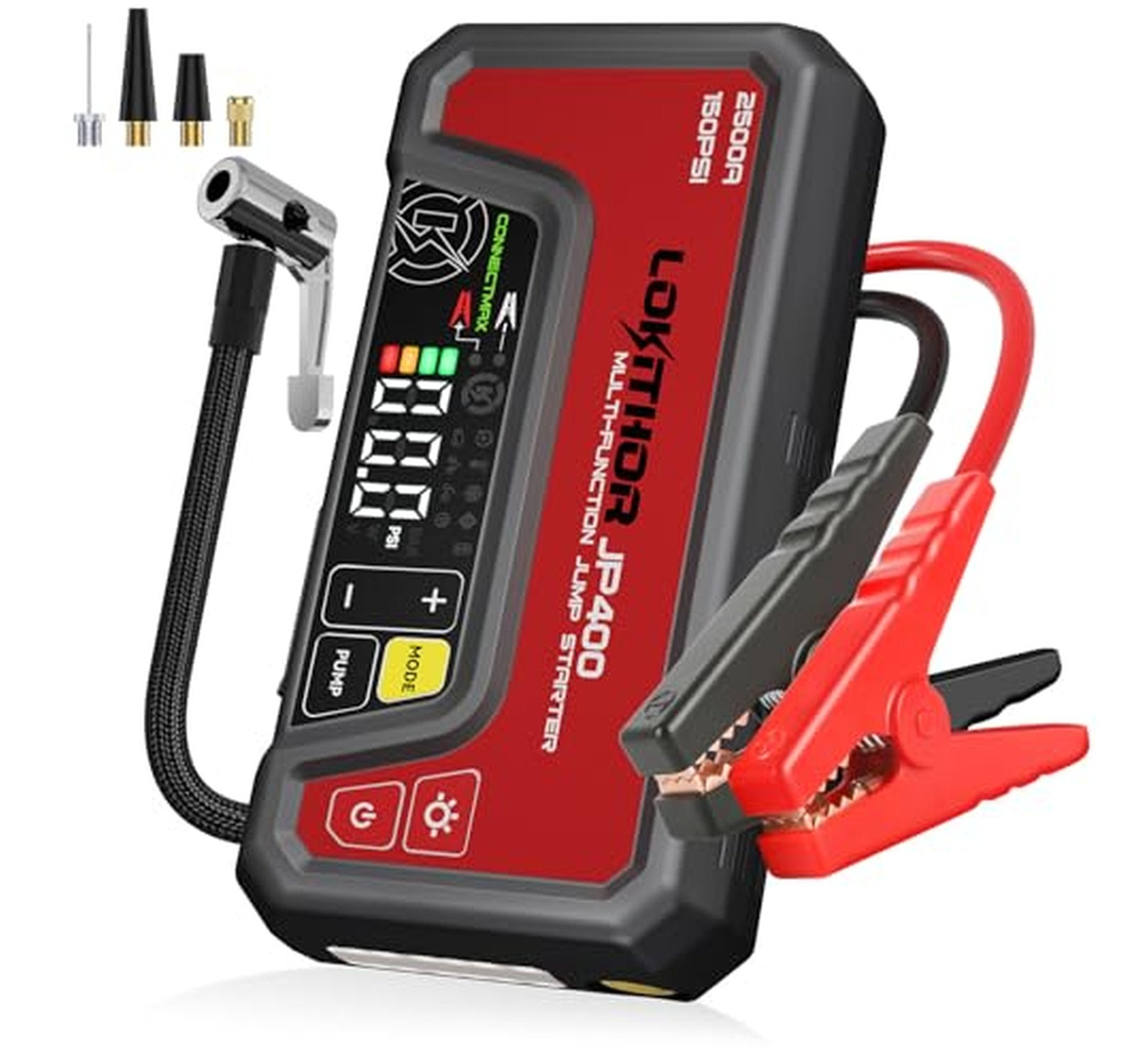 2500A Jump Starter with Air Compressor