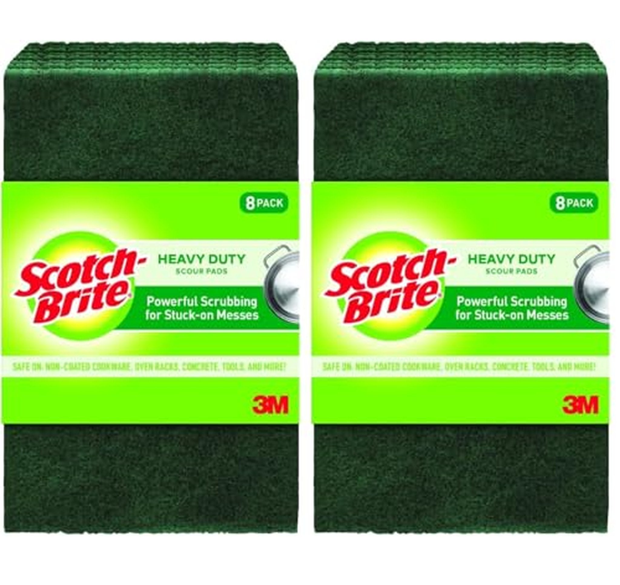 16 Pack Scotch-Brite Heavy Duty Scouring Pads