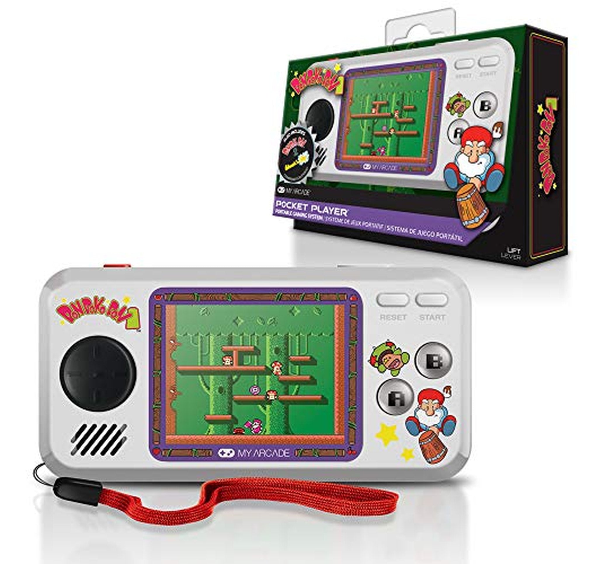 Don Doko Don Pocket Player with 3 Built-In Games