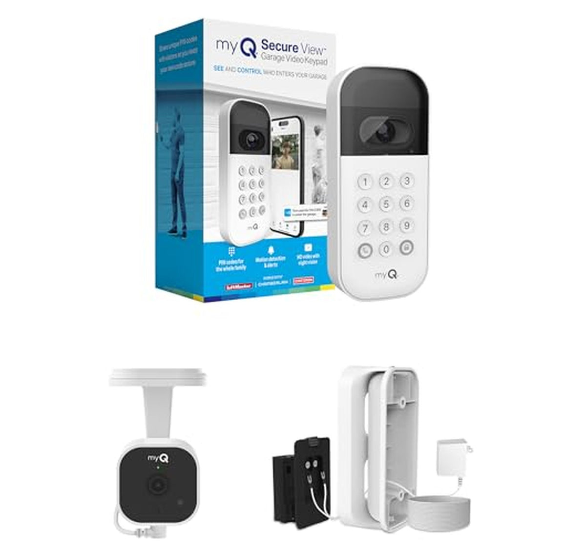 CHAMBERLAIN myQ Smart Garage Video Keypad Kit