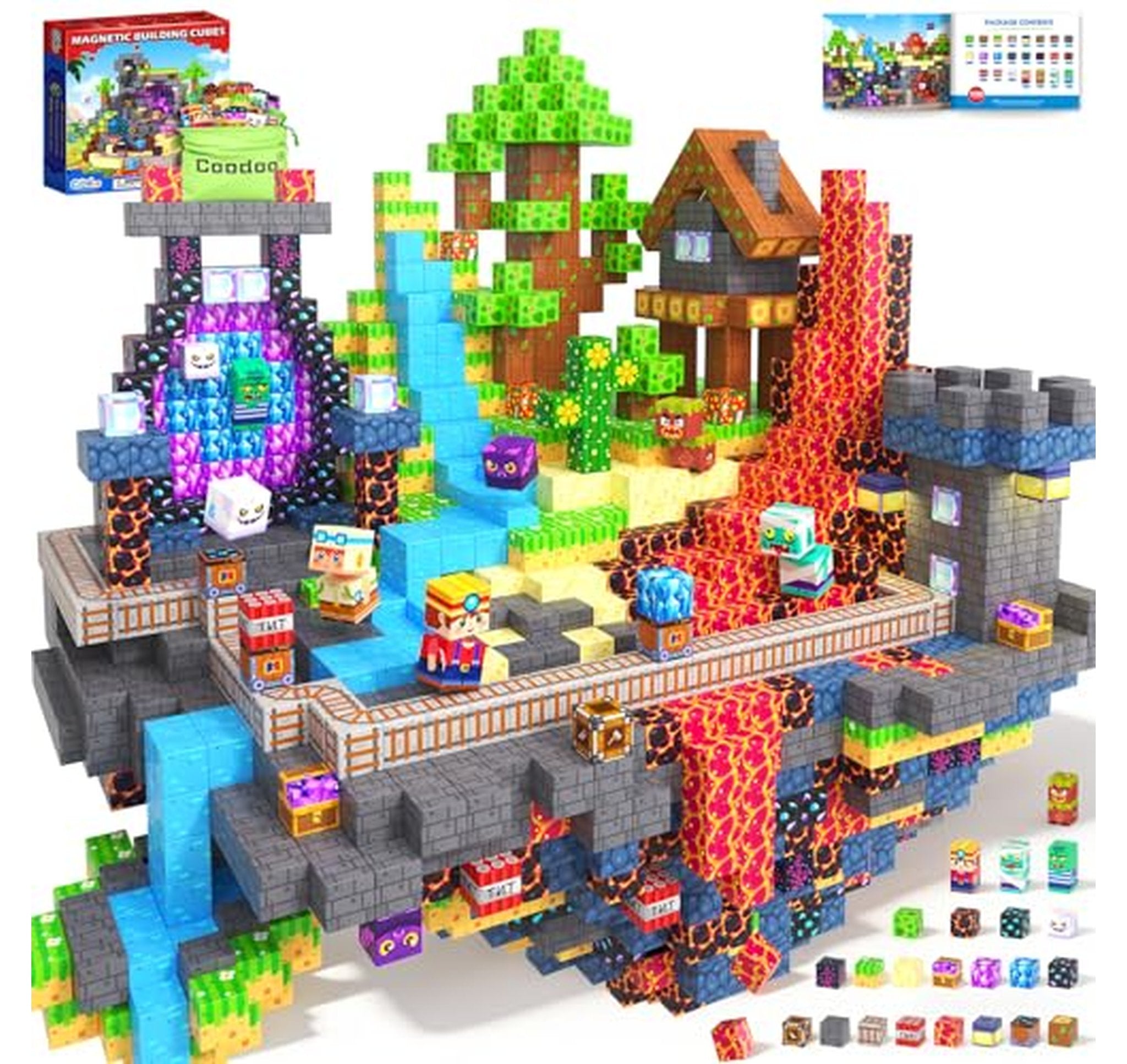 150 Piece Magnetic Building Blocks STEM Toy Set