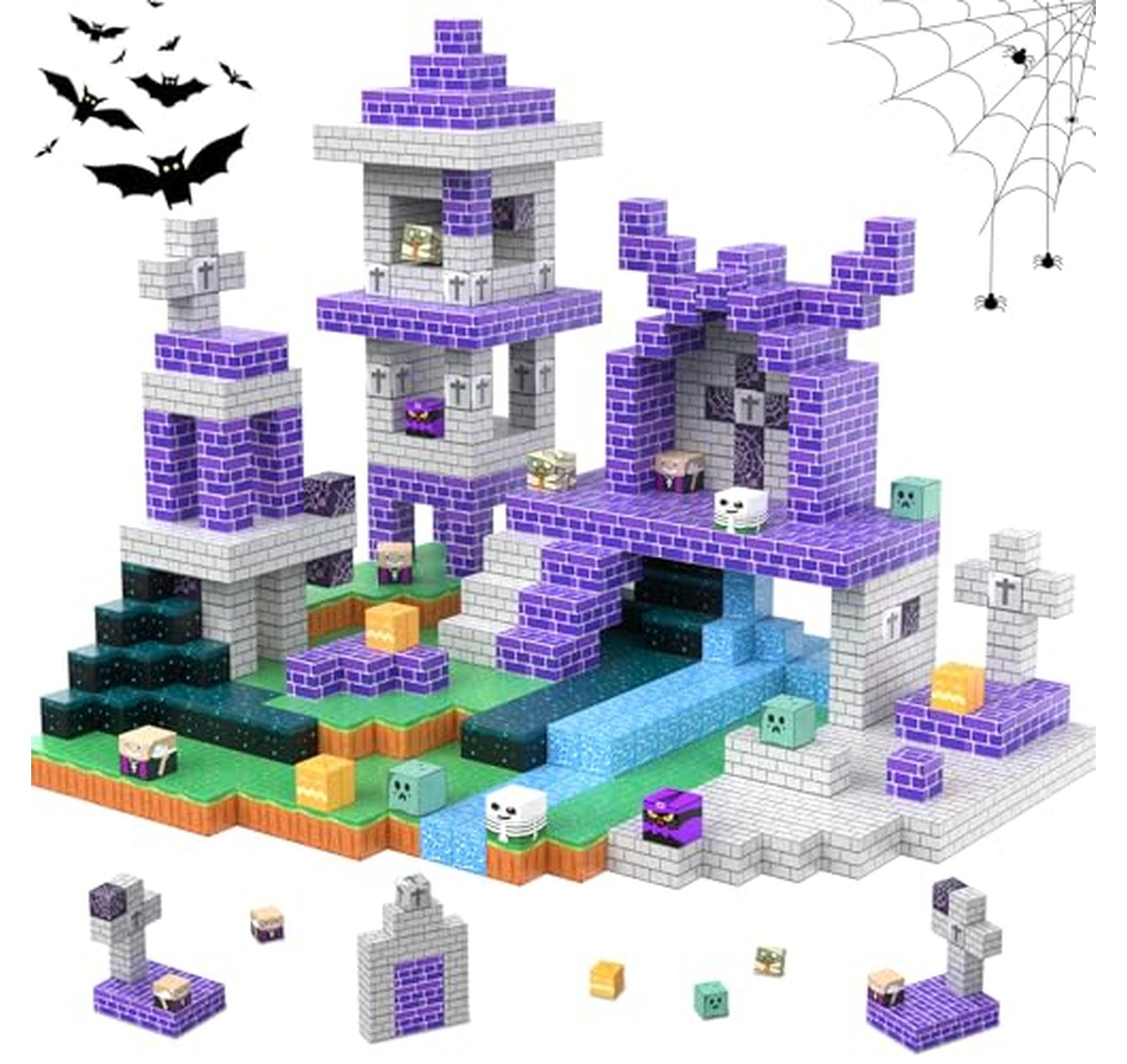 100 Piece Magnetic Building Blocks STEM Toy Set
