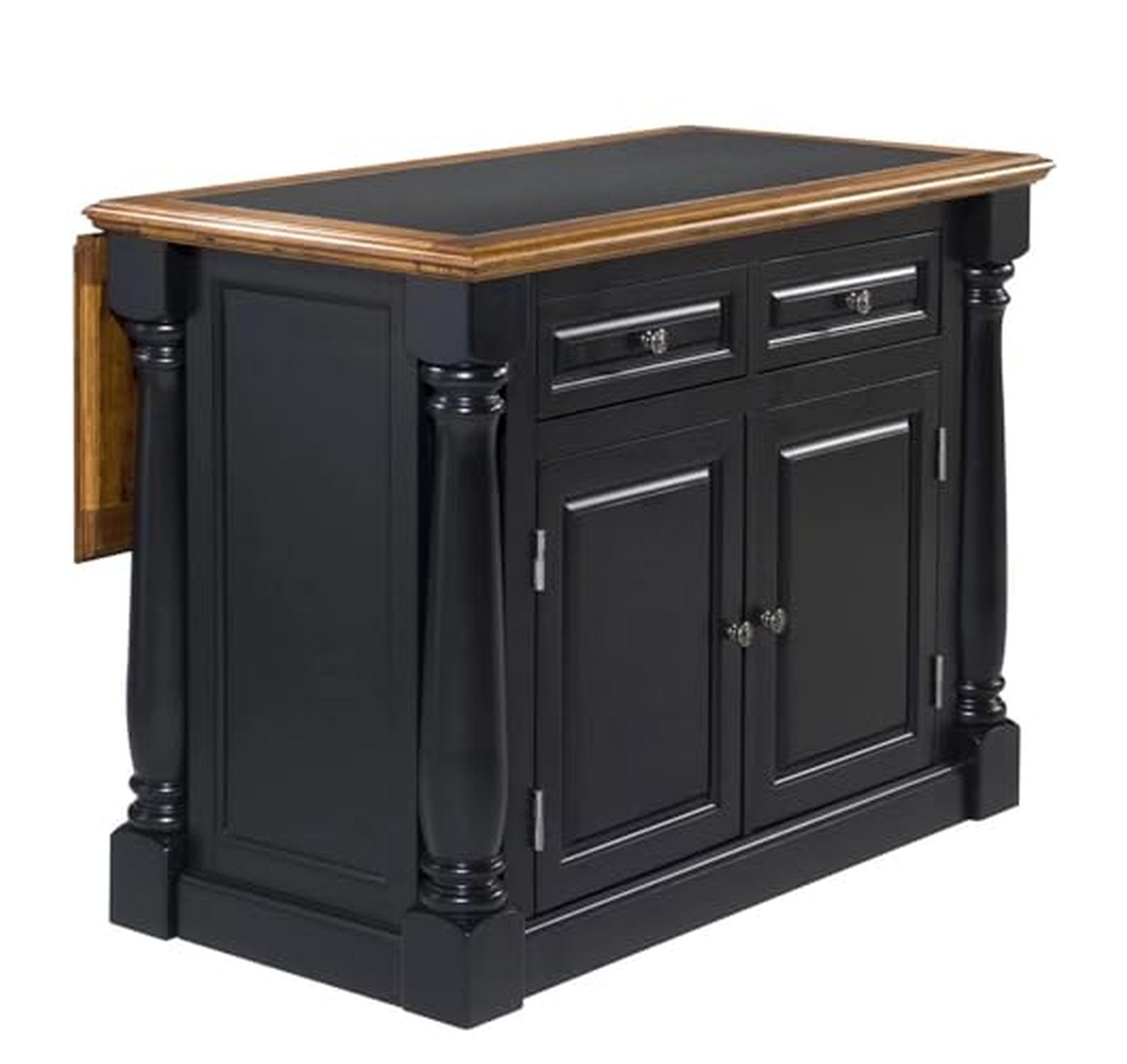 Kitchen Island with Granite Top and Storage