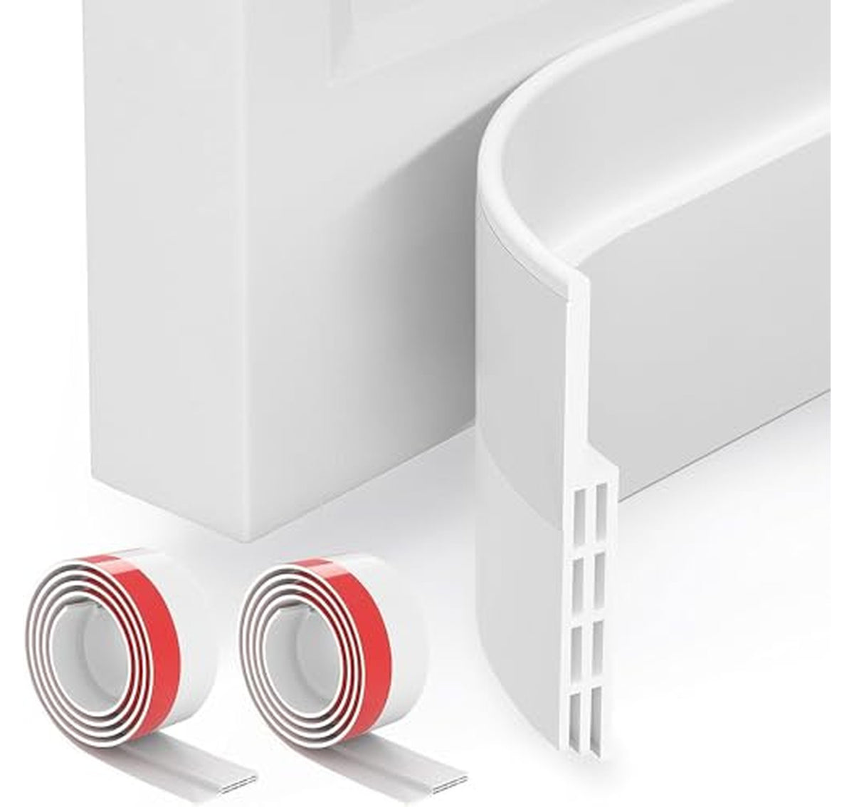 2 Pack Door Draft Stopper Weather Stripping Seal