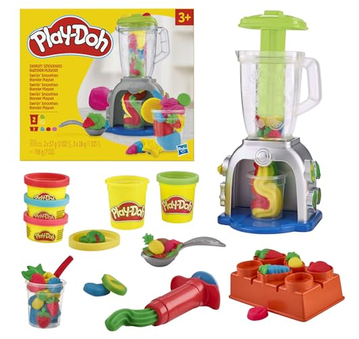 Play-Doh Swirlin' Smoothies Toy Blender Playset