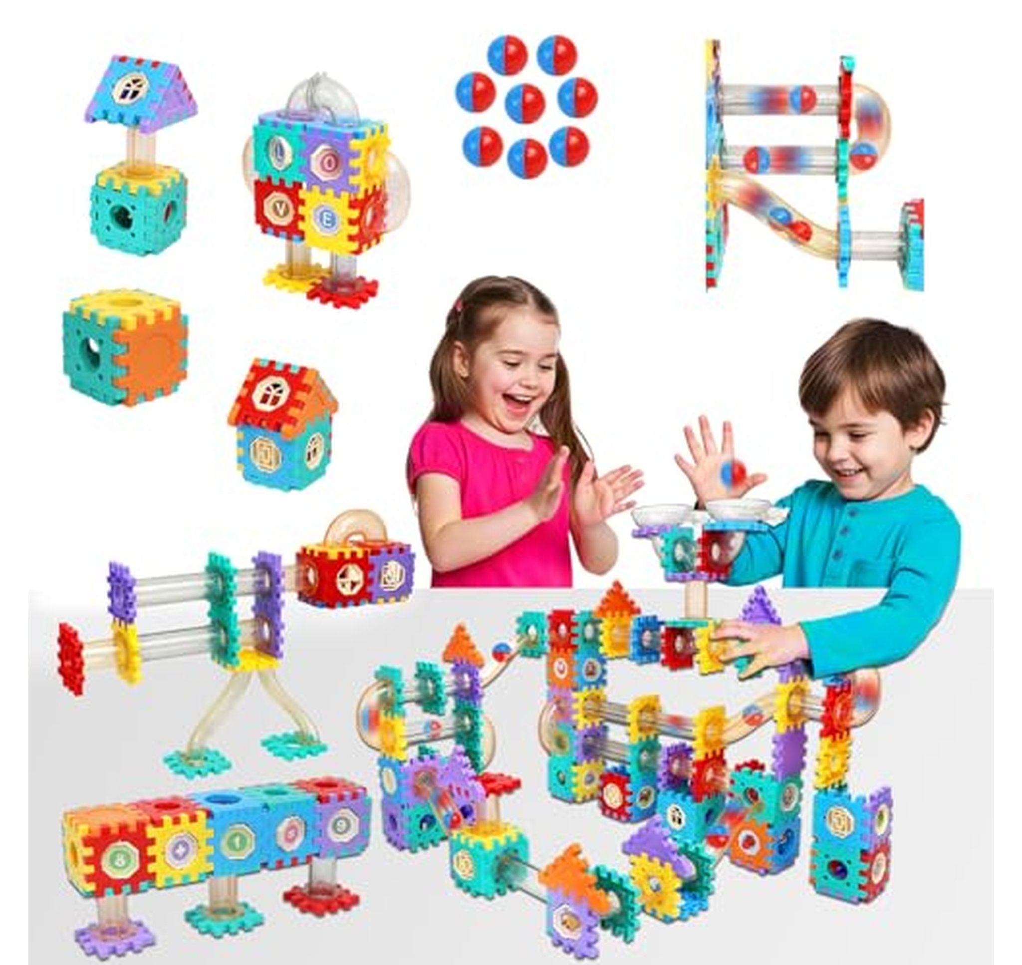 234 Piece STEM Marble Run Building Set