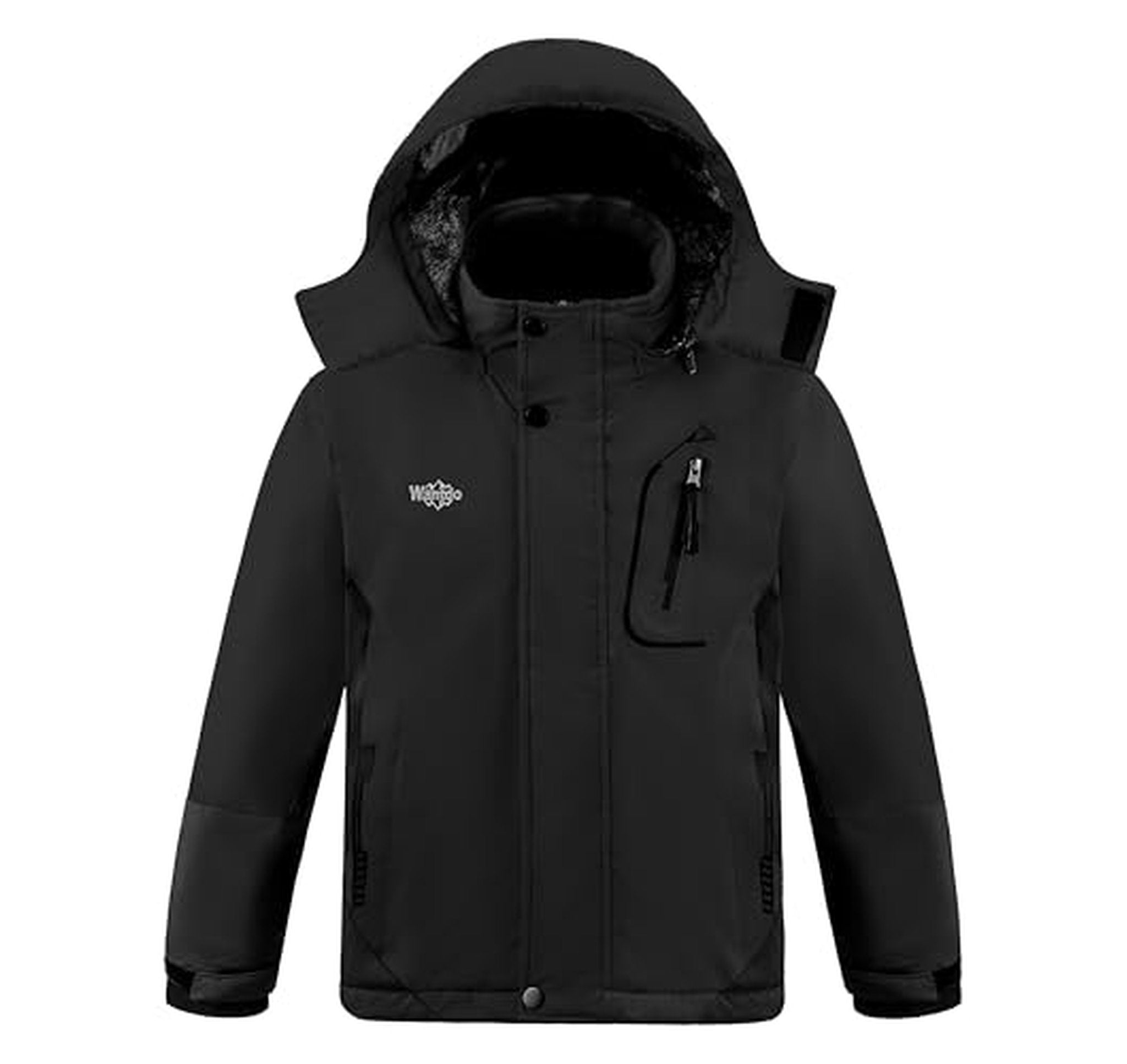 Boys Waterproof Insulated Fleece Ski Jacket