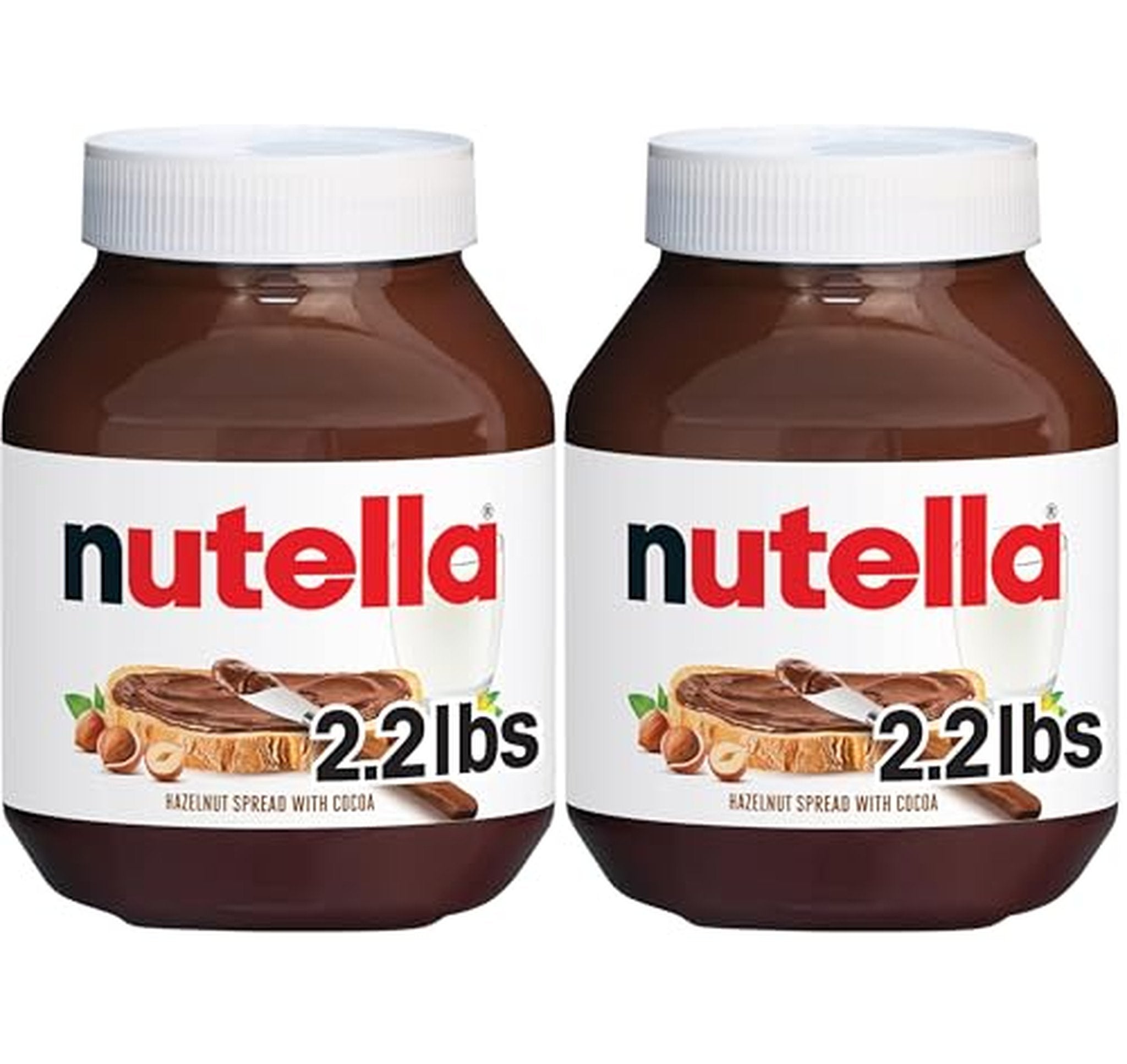 2 Pack Nutella Hazelnut Cocoa Spread 35.3 oz