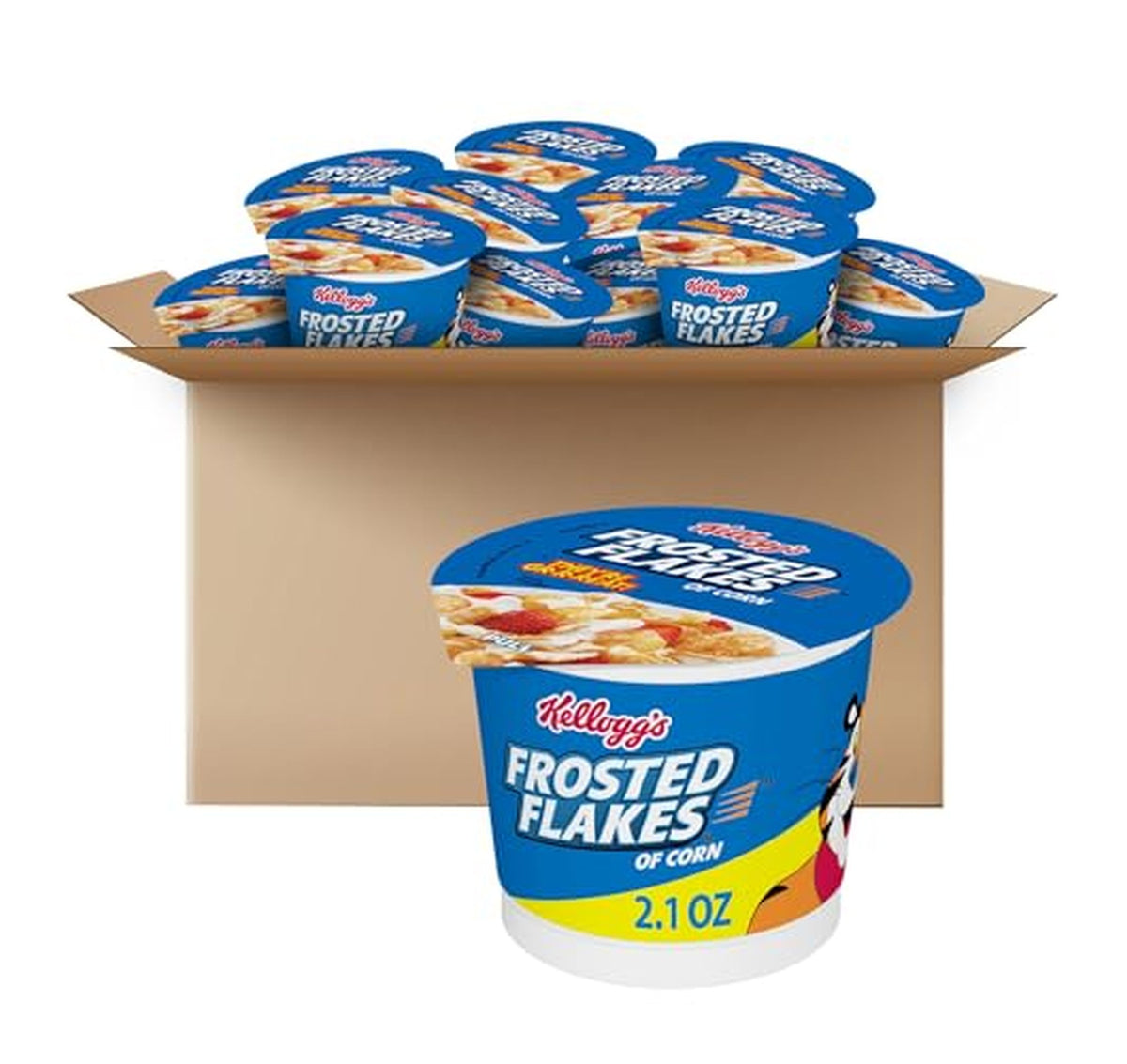 12 Pack Kellogg's Frosted Flakes Cereal 25.2oz (OU)
