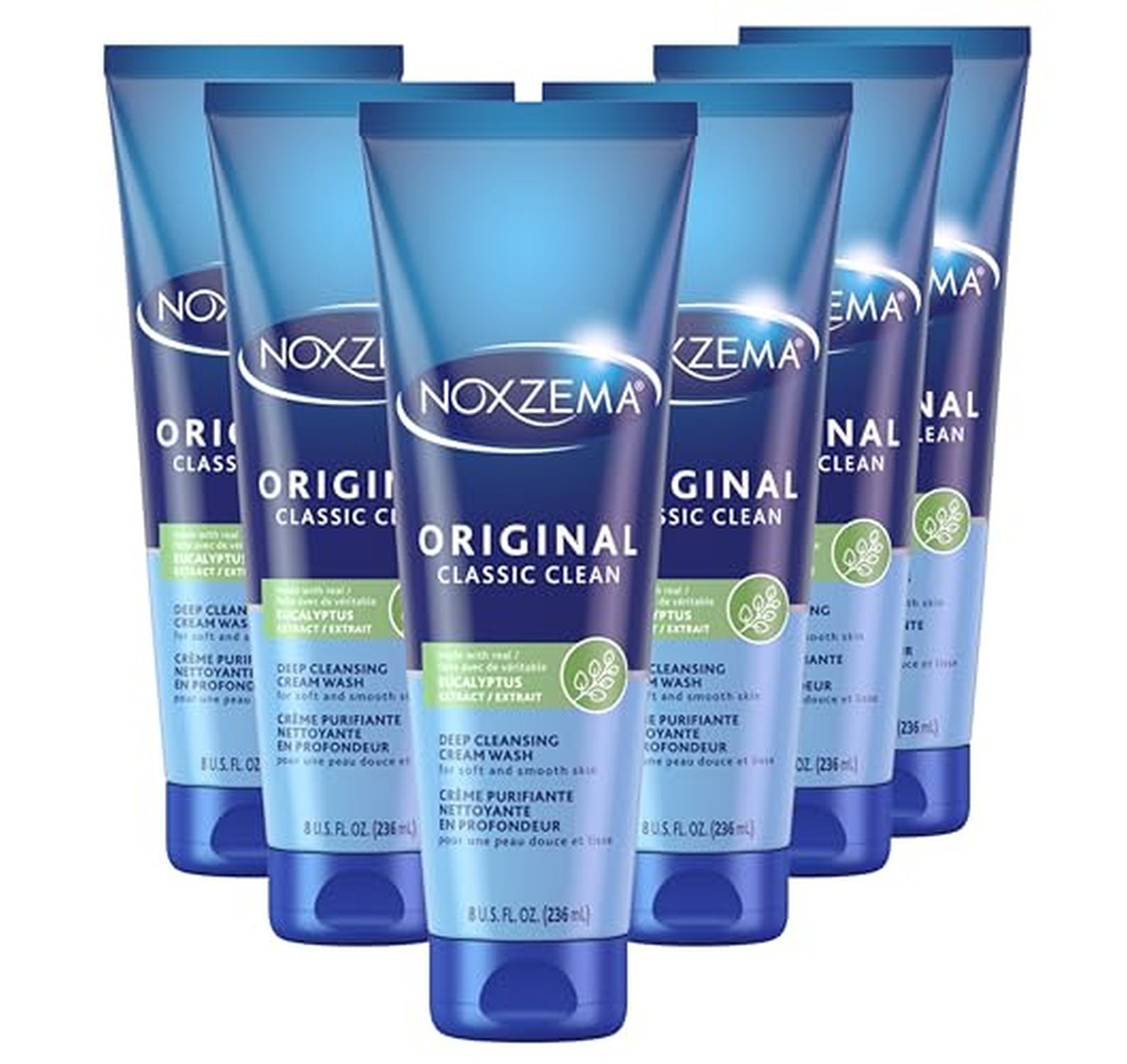 6 Pack Noxzema Deep Cleansing Face Wash 8 oz