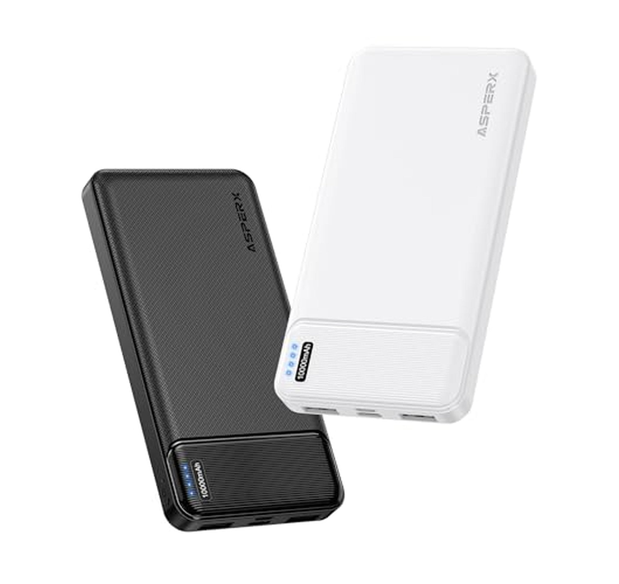 2 Pack 10000mAh Slim Portable Charger Power Banks