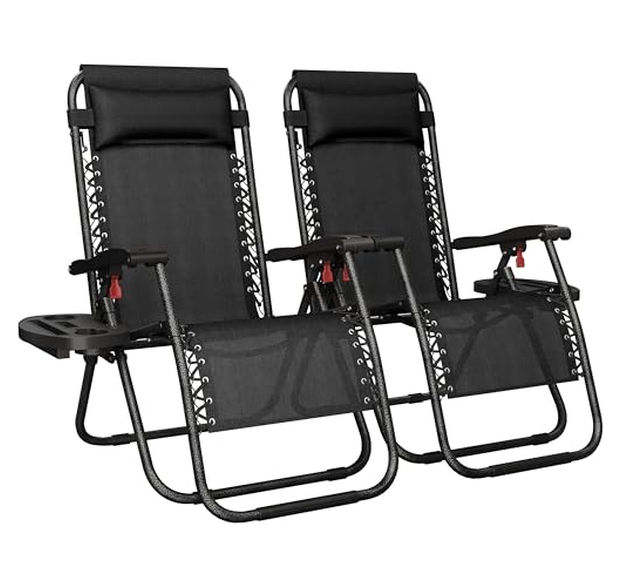 2 Pack Zero Gravity Outdoor Folding Lounge Chairs