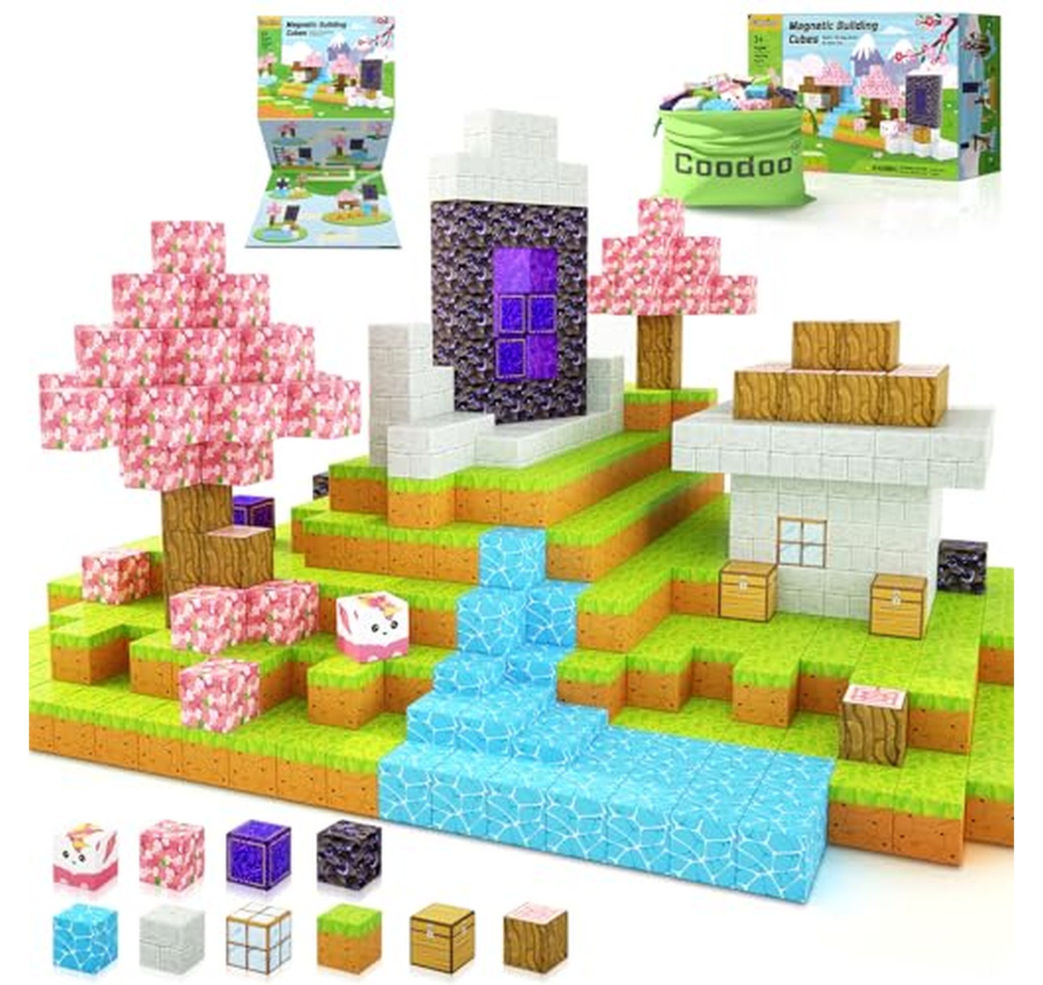 Magnetic Building Tiles STEM Toy Set