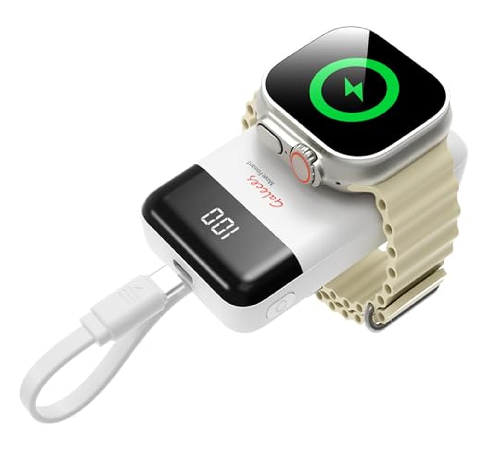 3000mAh Magnetic Portable Charger for Apple Watch iPhone