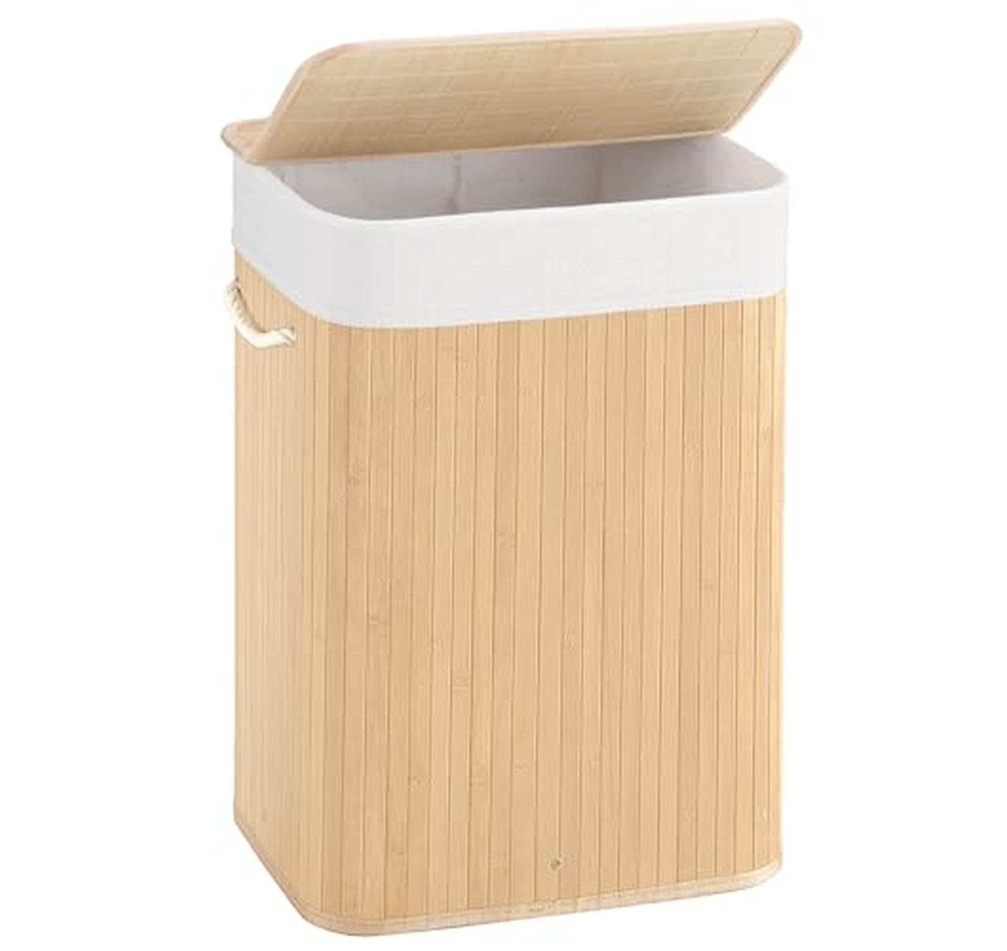 72L Slim Foldable Laundry Hamper with Lid