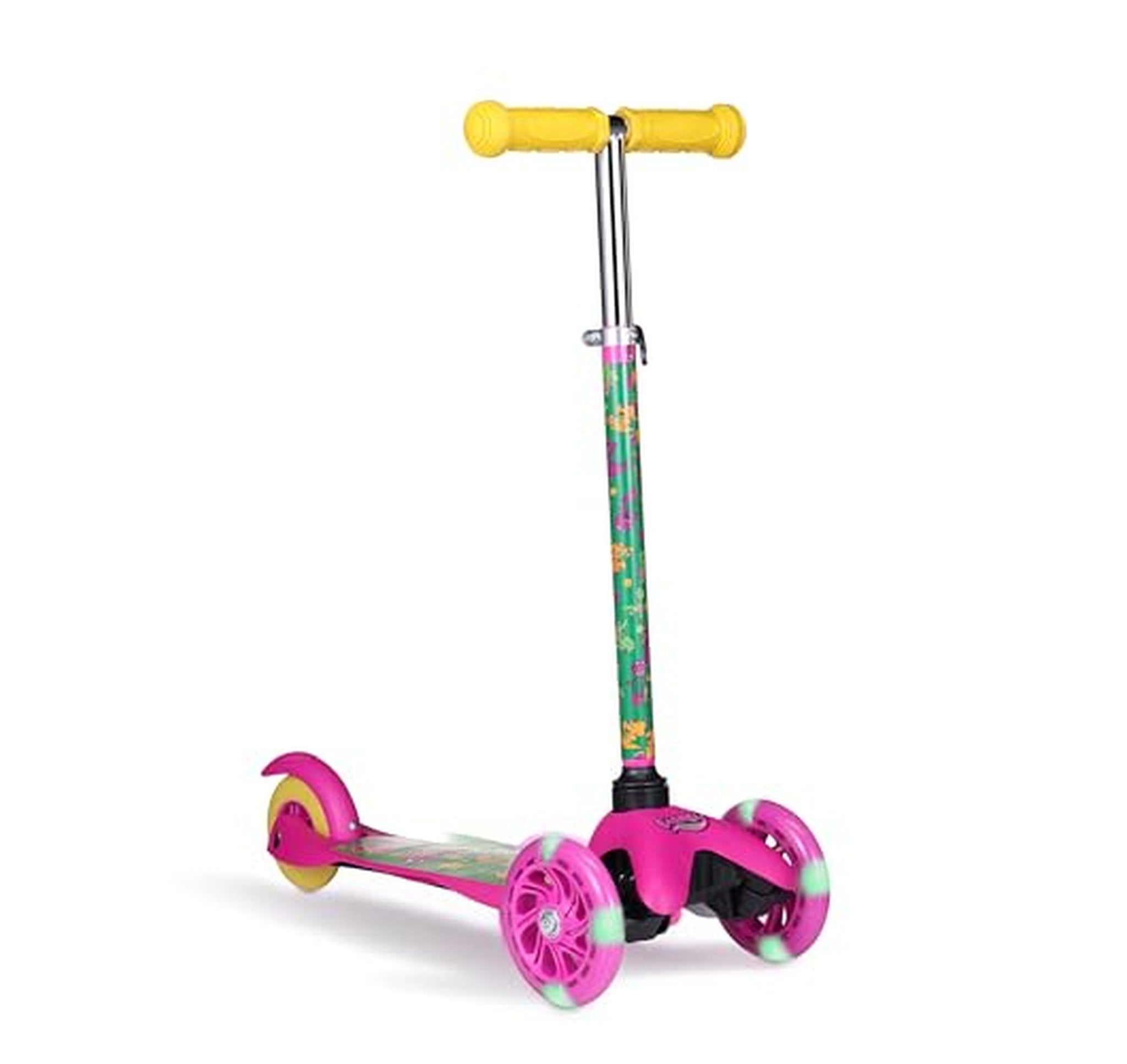 Light-Up 3-Wheel Self-Balancing Kids Kick Scooter