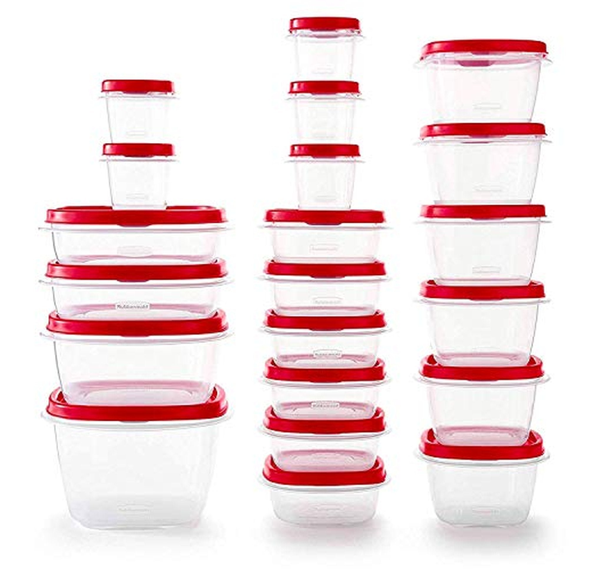 42 Piece Rubbermaid Food Storage Containers with Lids