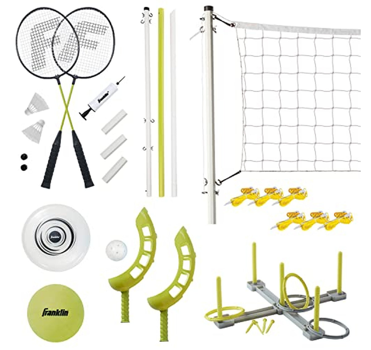 Franklin Sports Fun 5 Outdoor Game Combo Set