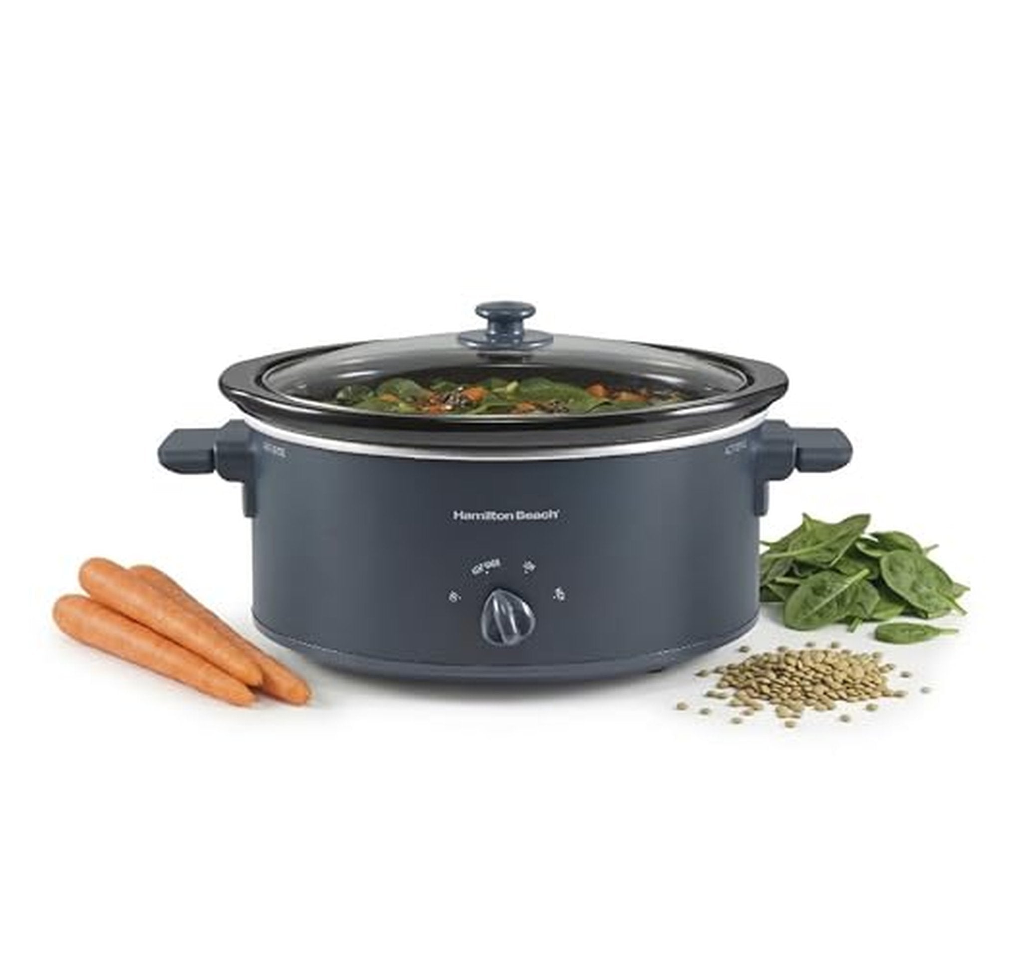 Hamilton Beach 6 Quart Slow Cooker with Folding Handles
