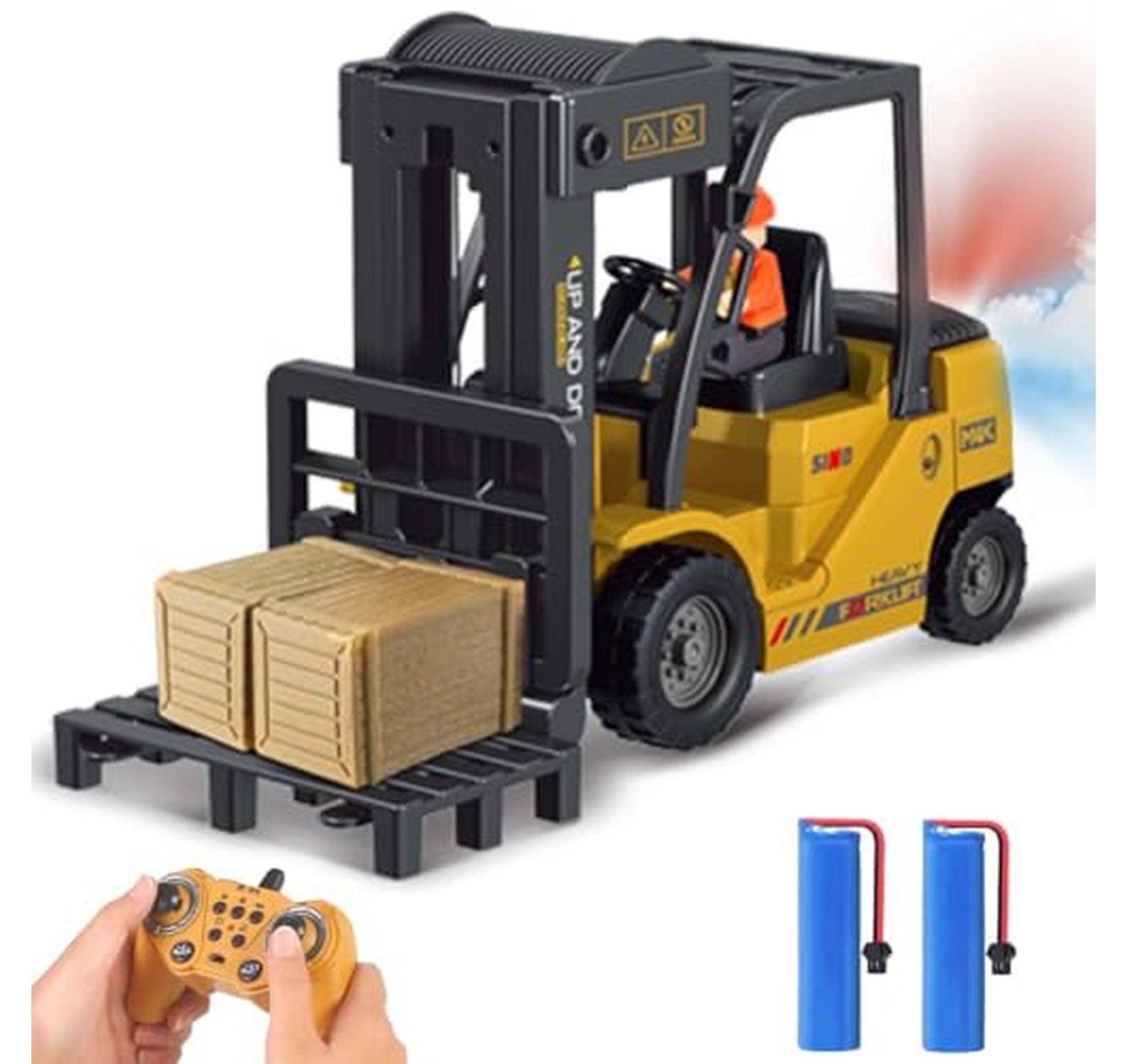 11 Channel Remote Control Forklift Construction Truck Toy