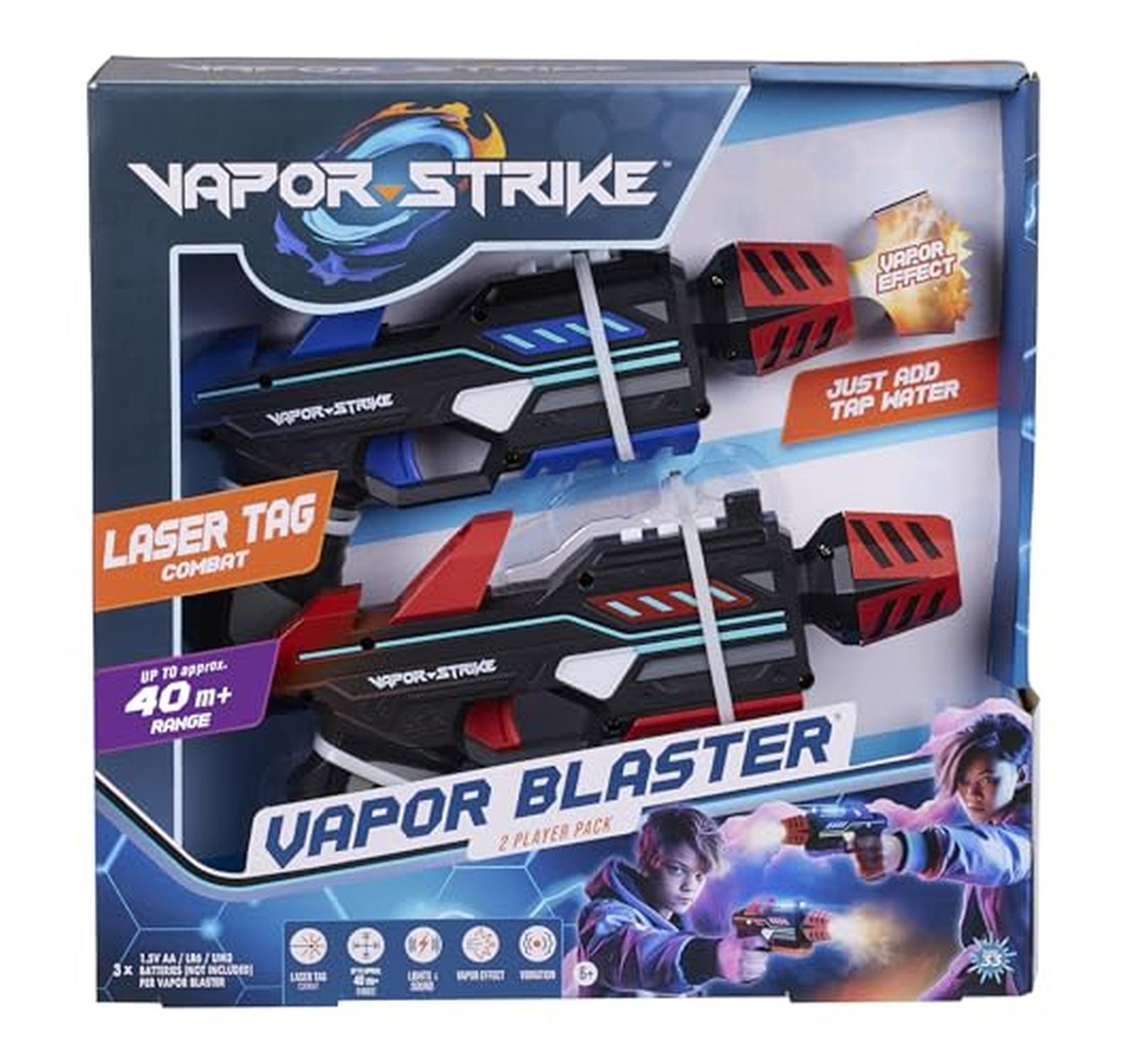 2 Pack Vapor Strike Light-Up Vapor Blaster Guns