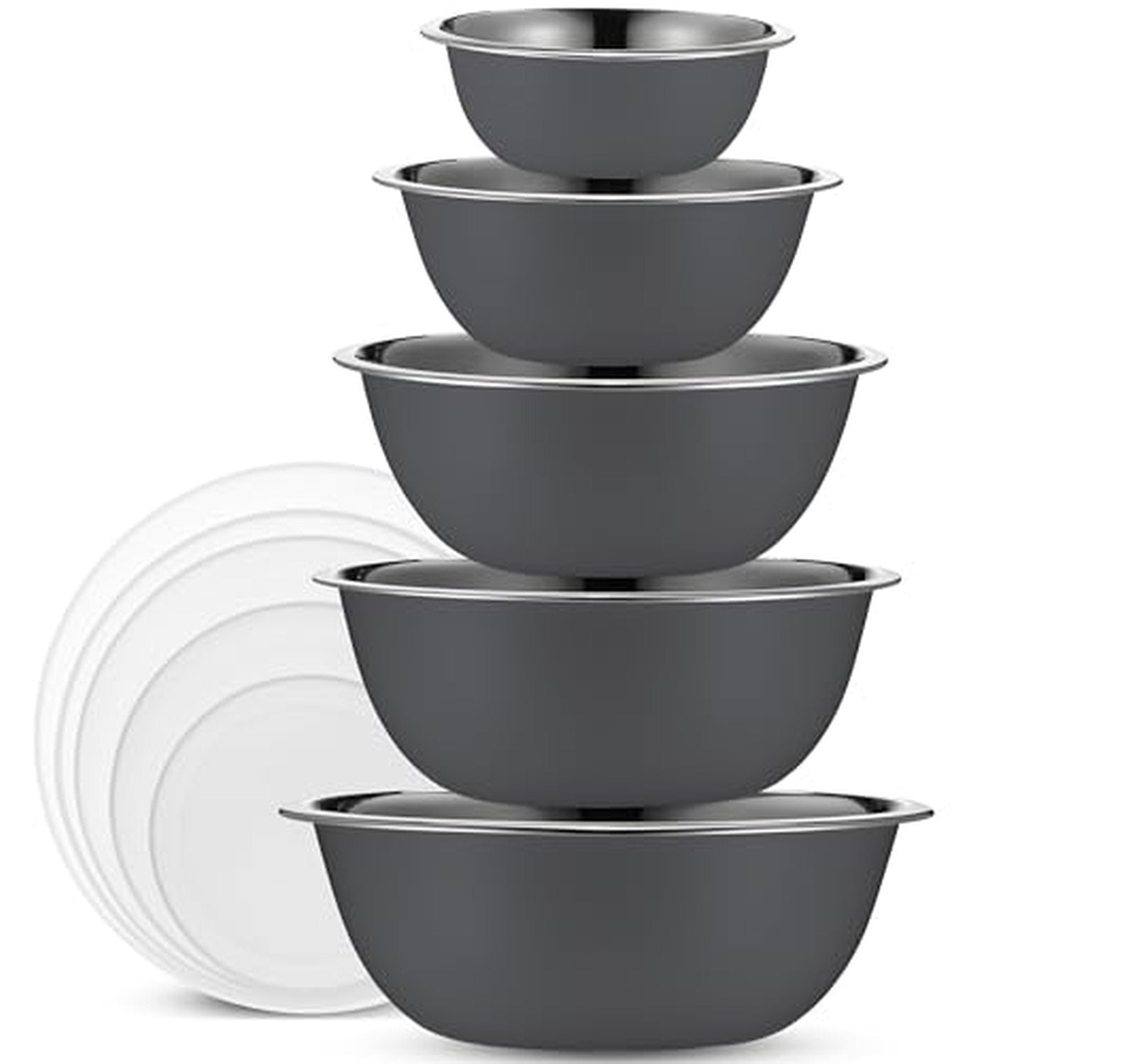 10 Piece Stainless Steel Mixing Bowls with Lids