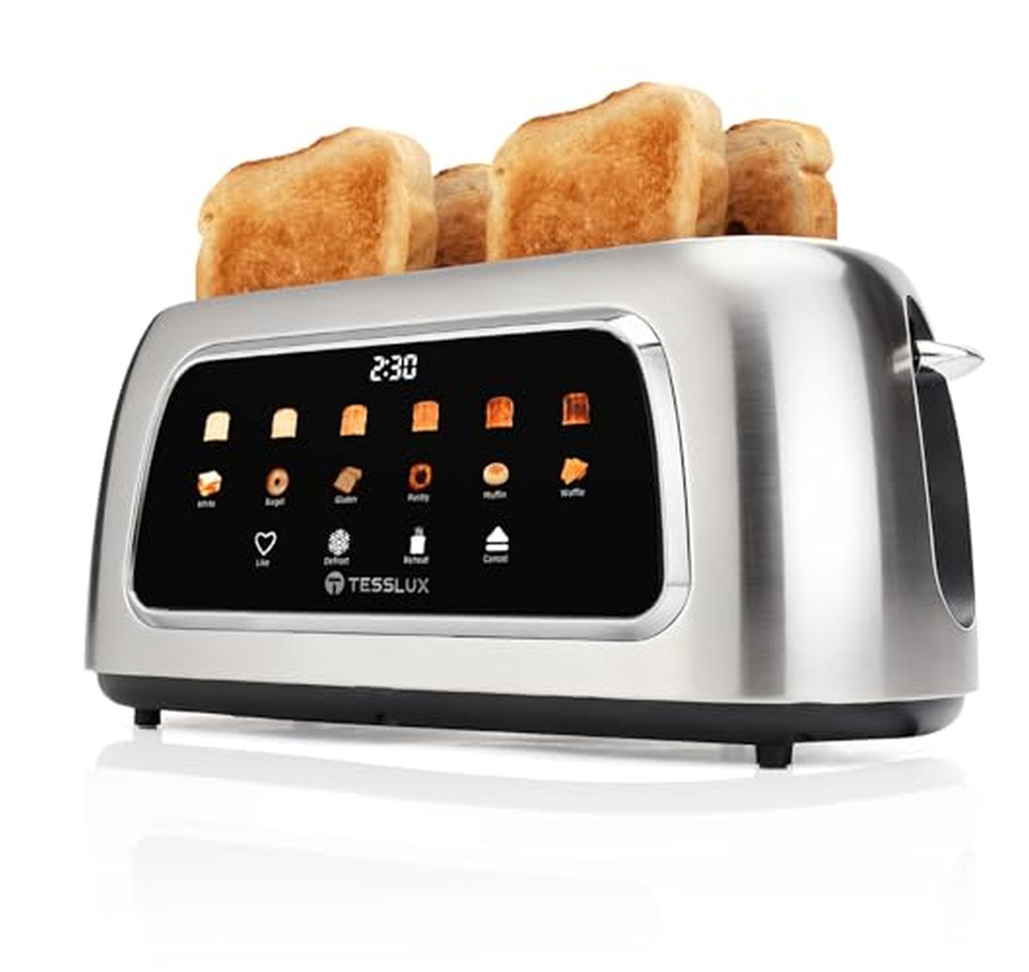 4 Slice Long Slot Touchscreen Toaster