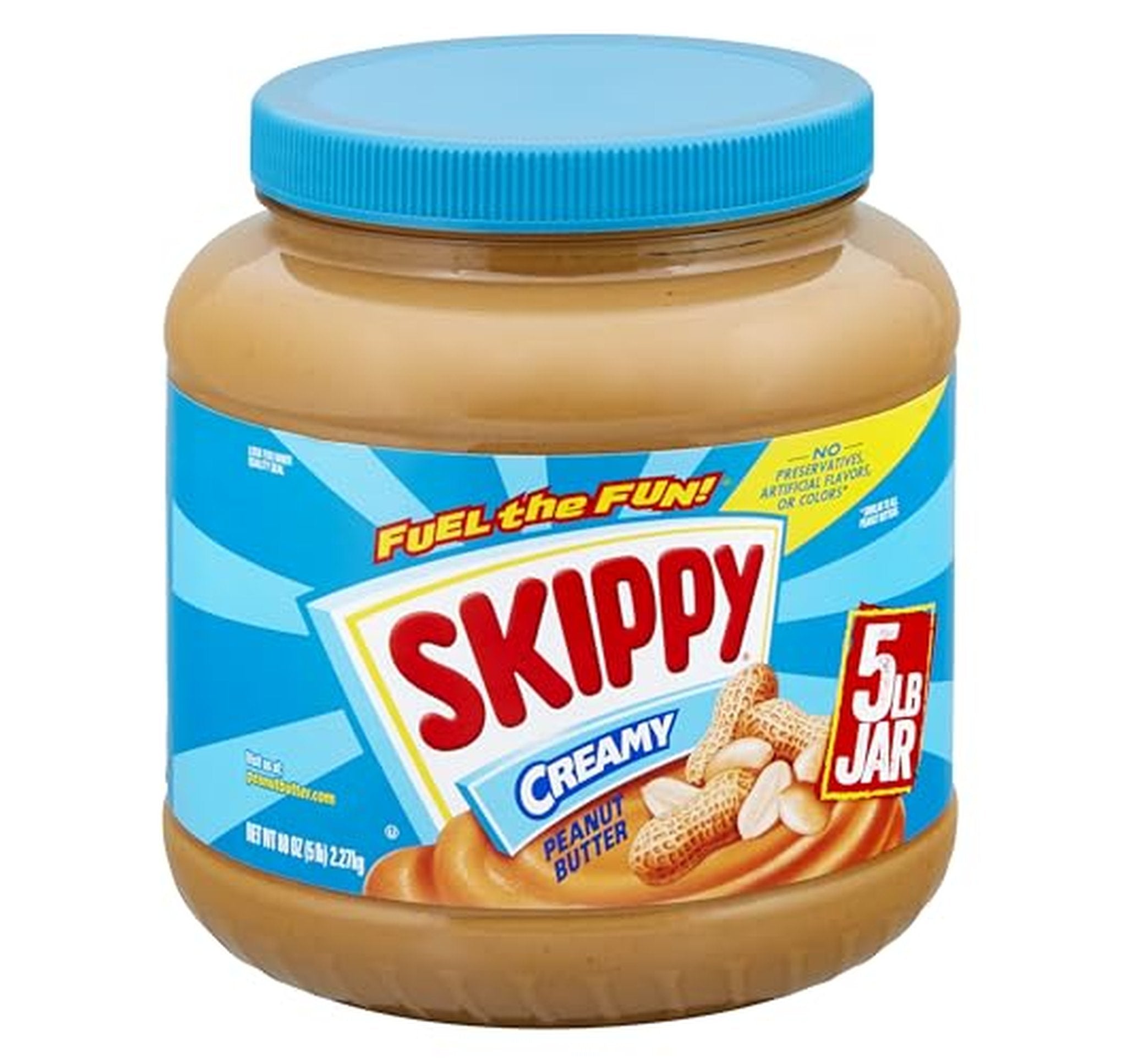 SKIPPY Creamy Peanut Butter 80 Ounce Jar