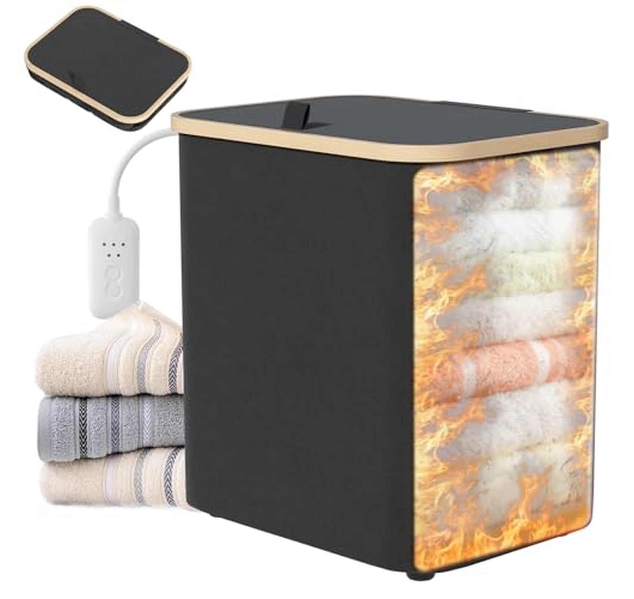 35L Foldable Electric Bathroom Towel Warmer Bucket