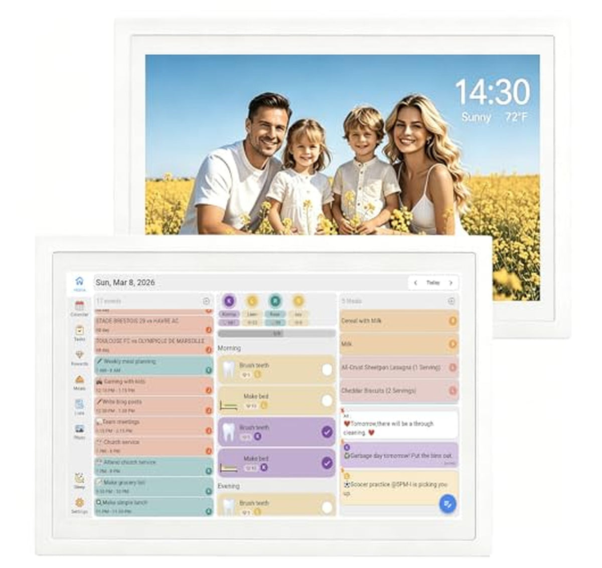 10.1-Inch WiFi Touchscreen Digital Wall Calendar