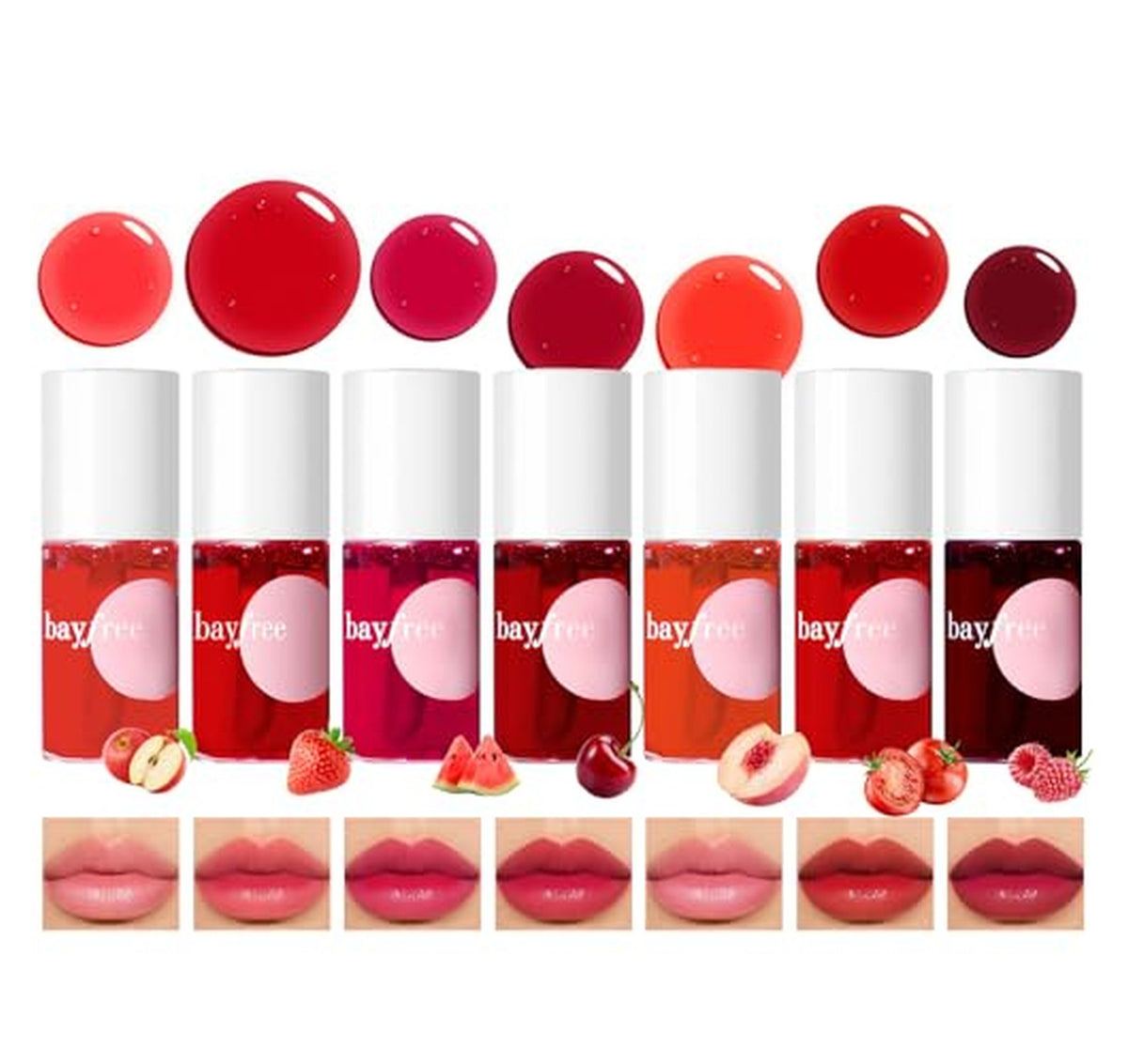7 Pack Waterproof Long Lasting Lip and Cheek Tint