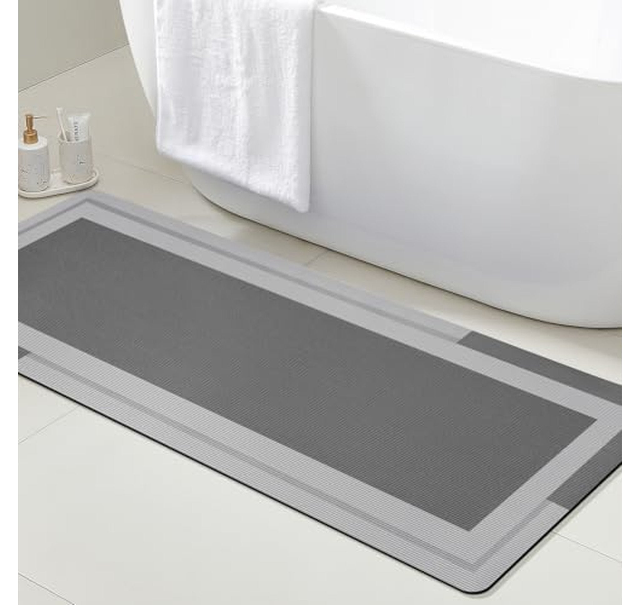 Thin Quick-Dry Non Slip Bathroom Bath Mat