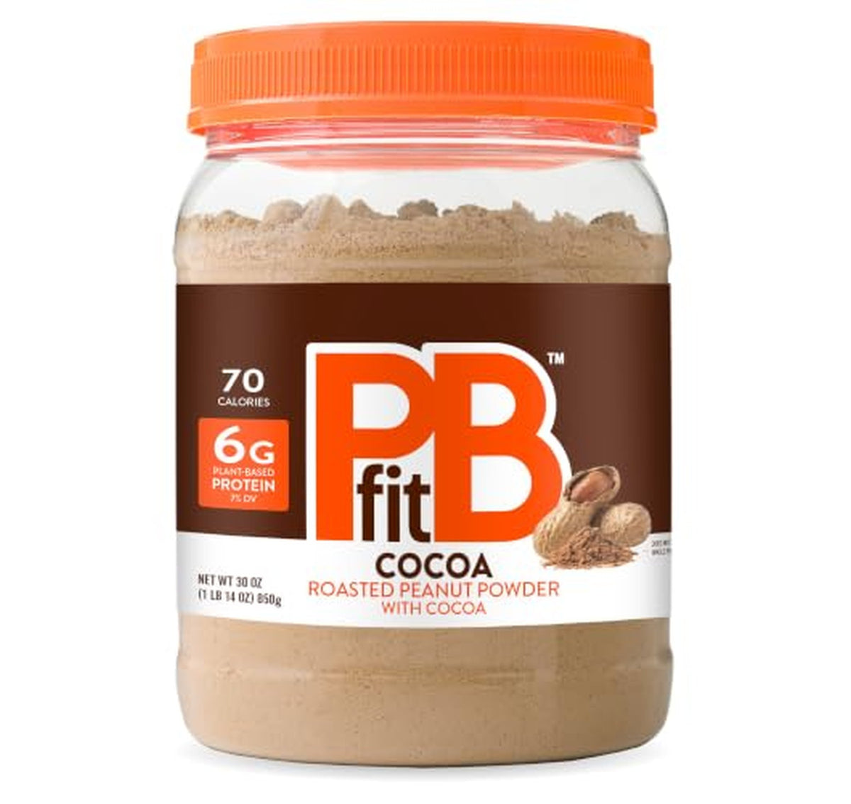 PBfit Cocoa Peanut Butter Powder 30 Ounce
