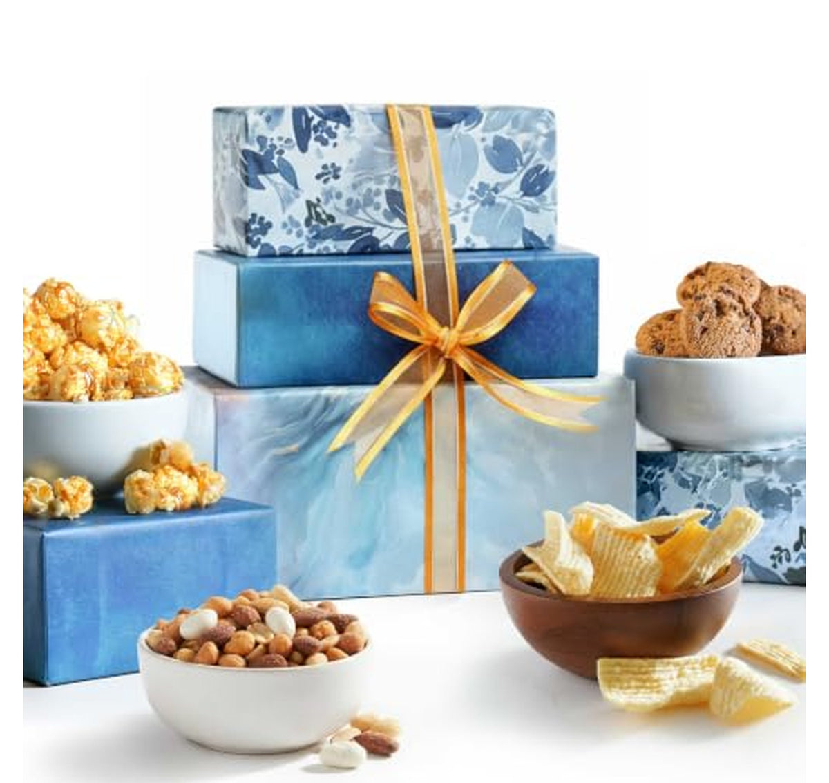 Gourmet Snack Gift Basket Tower Assortment