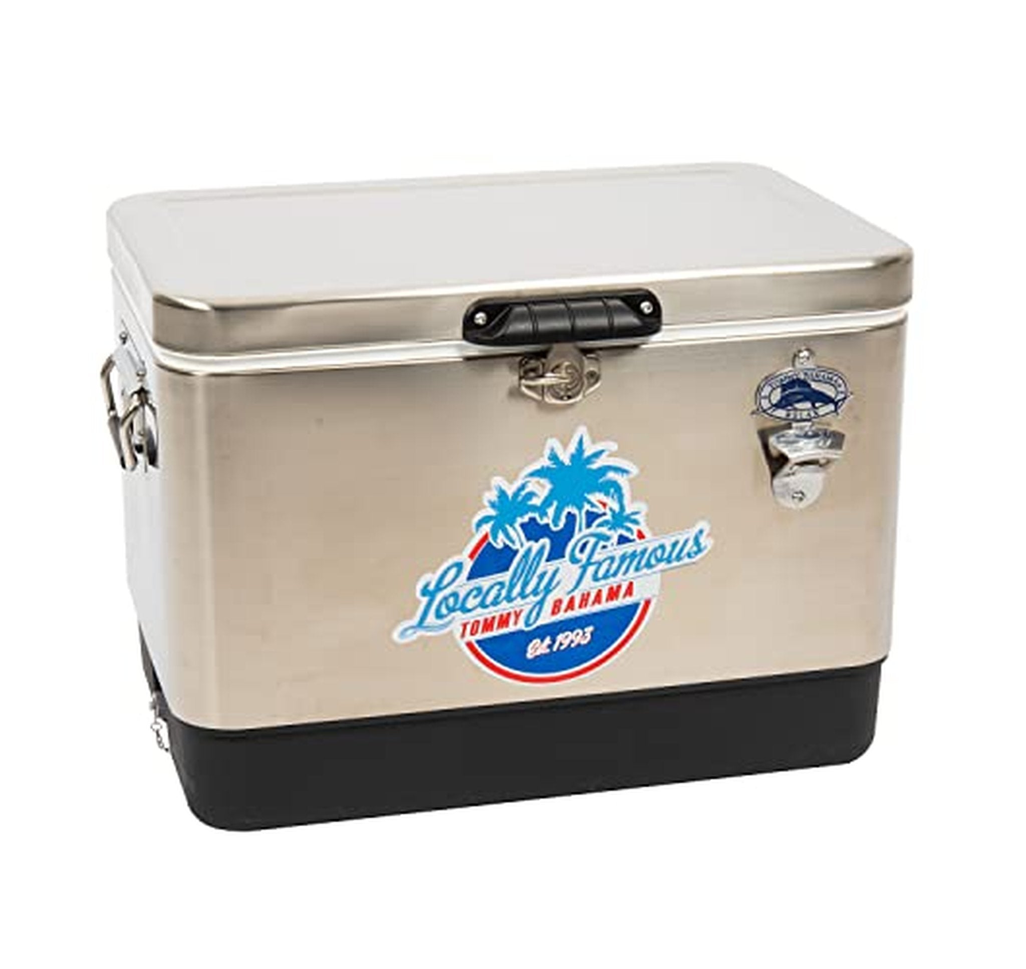 Tommy Bahama 54 Quart Stainless Steel Cooler